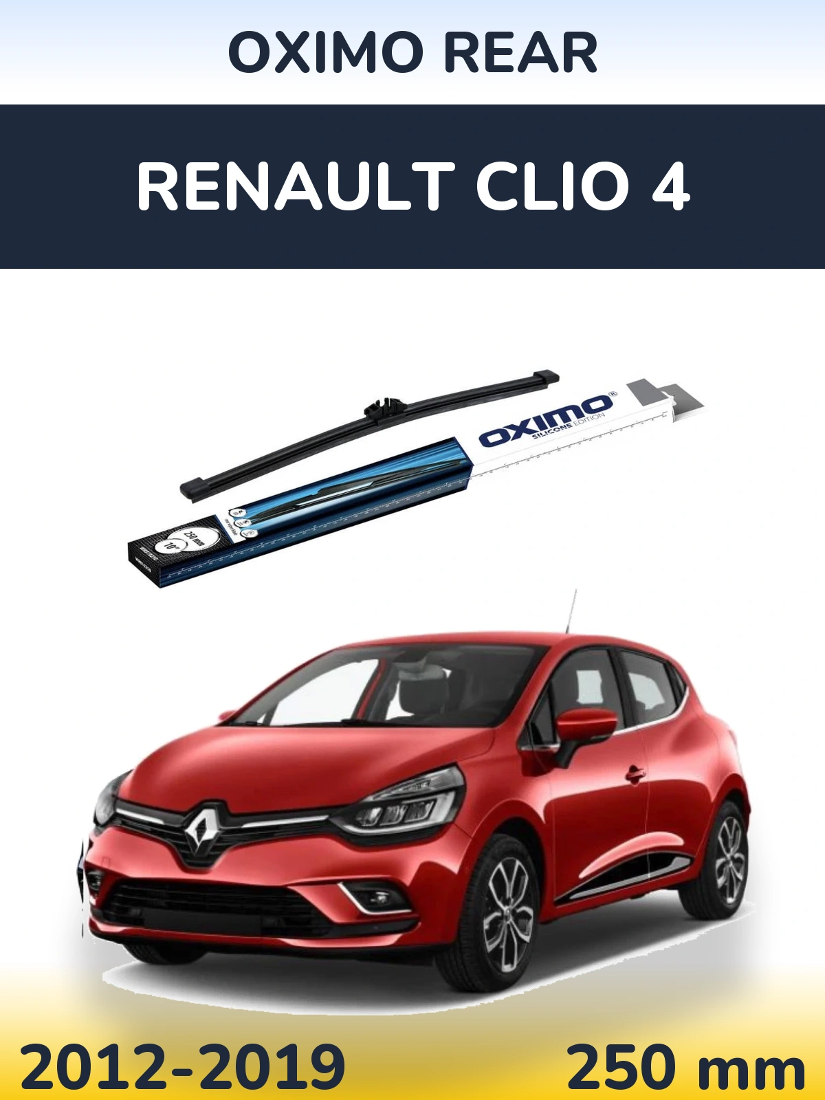 Torkarblad Oximo Rear för Renault Clio 4
