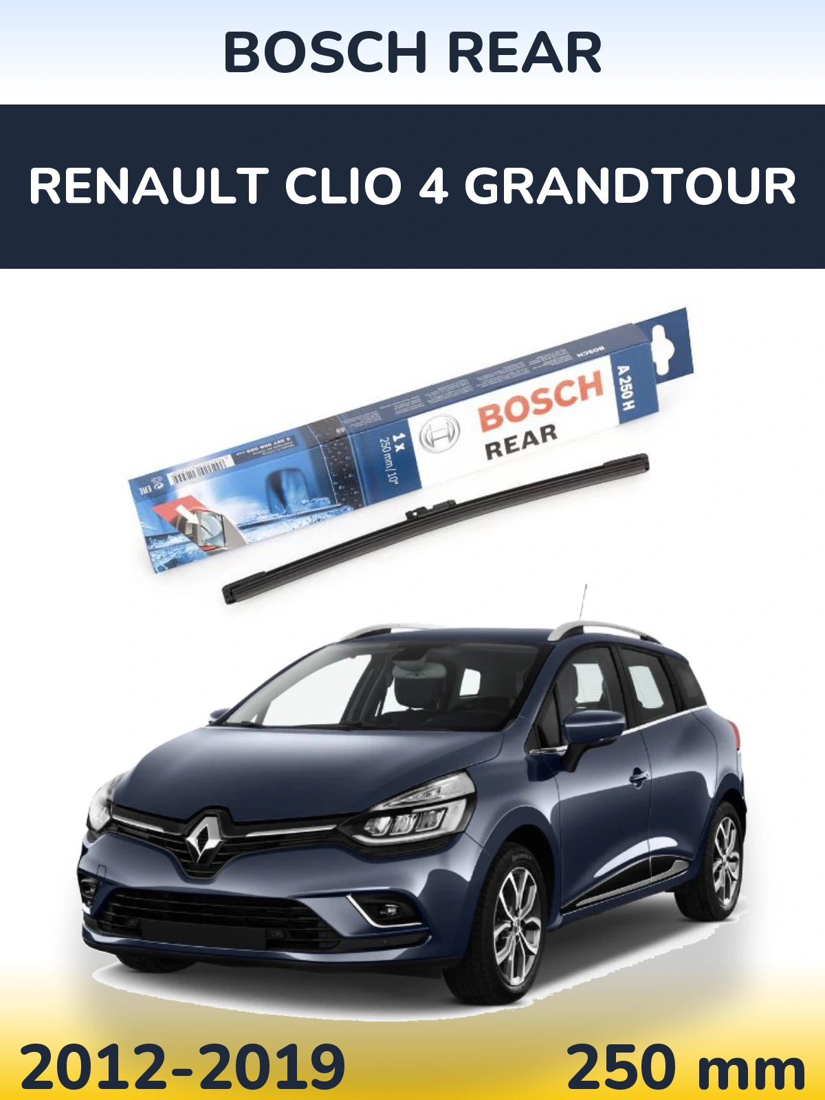 Torkarblad BOSCH Rear för Renault Clio 4 Grandtour