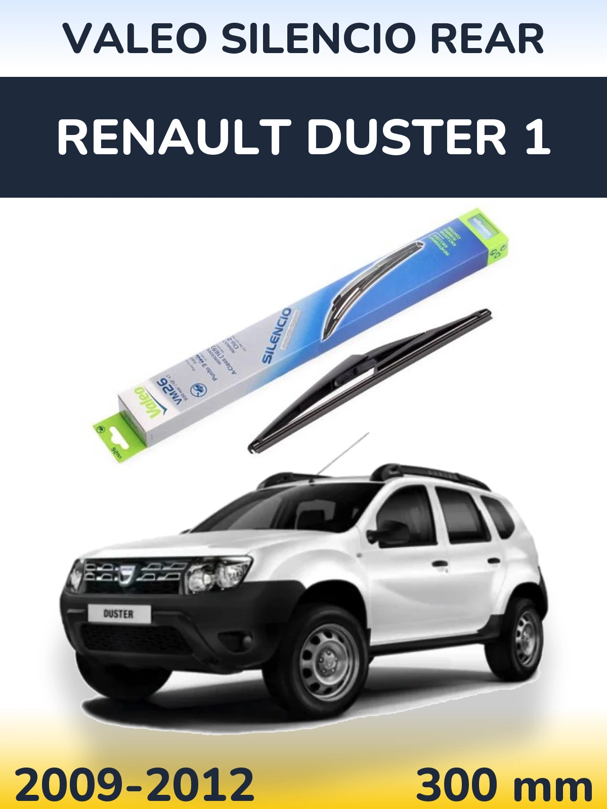 Torkarblad Valeo Silencio Rear för Renault Duster 1