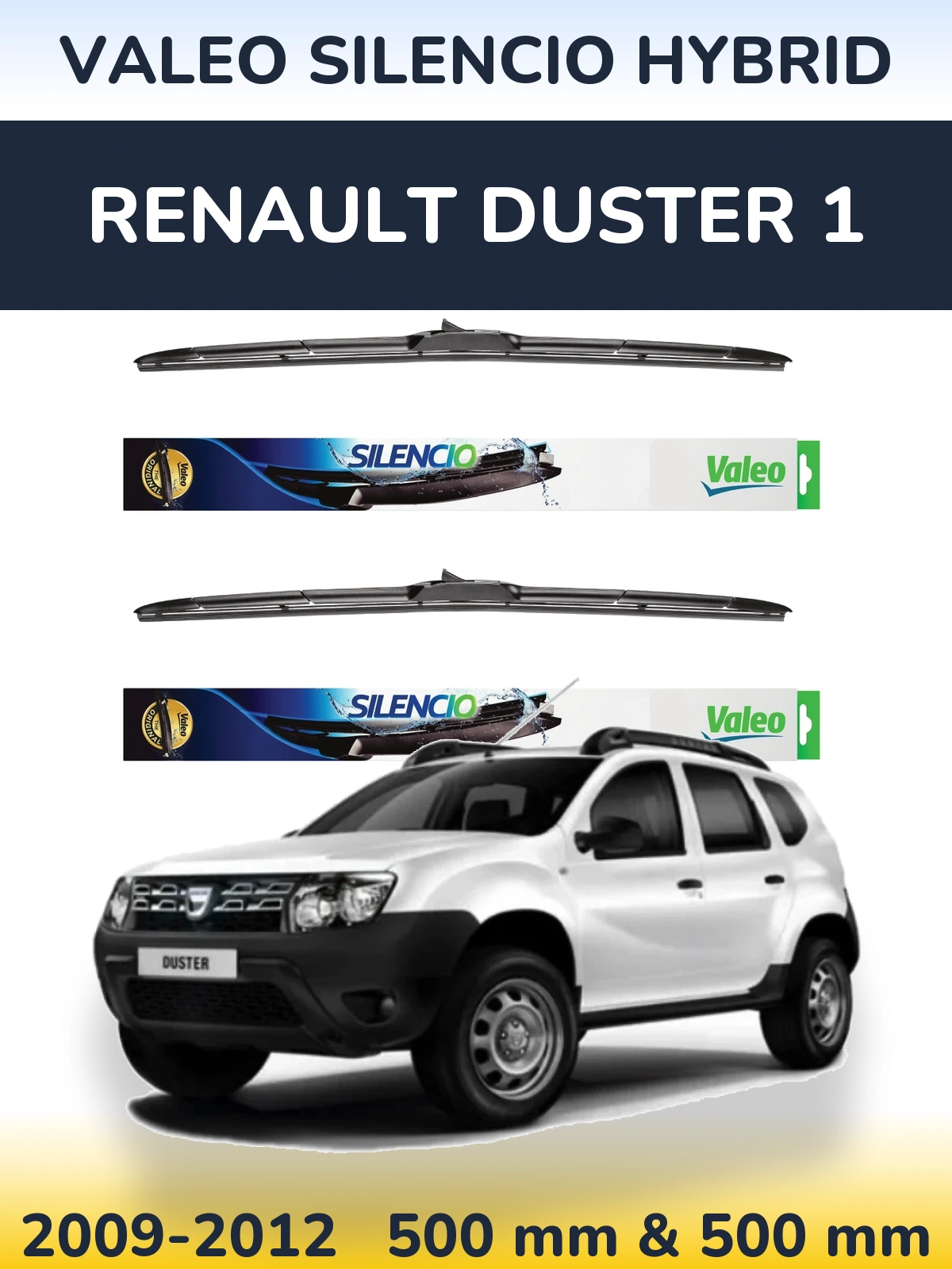 Torkarblad Valeo Silencio Hybrid för Renault Duster 1
