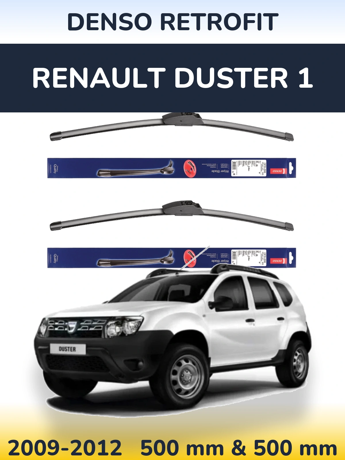 Torkarblad Denso Retrofit för Renault Duster 1