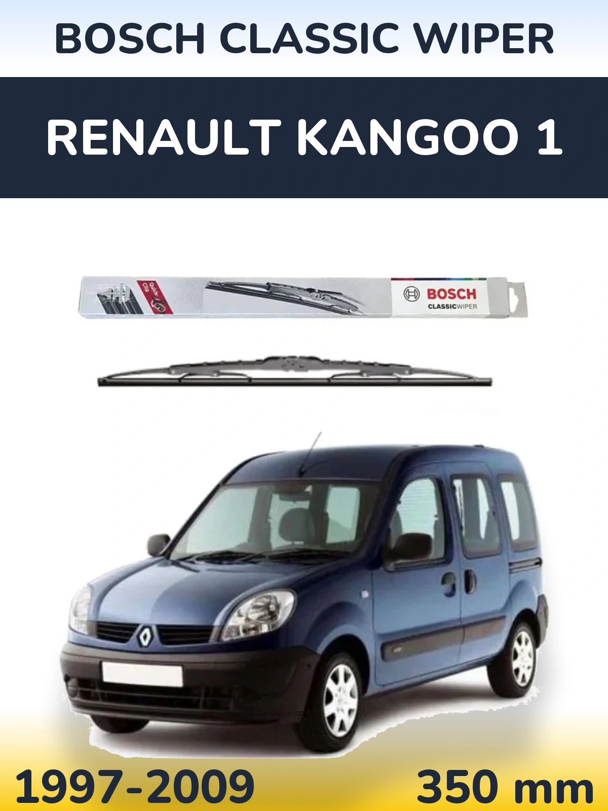 Torkarblad BOSCH Classic Wiper för Renault Kangoo 1
