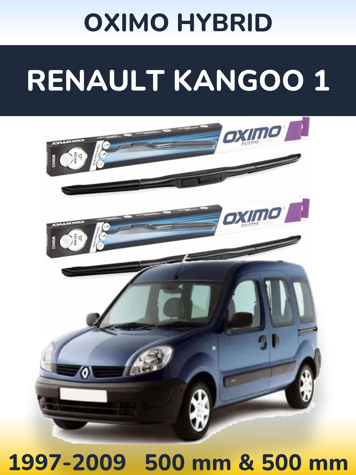 Torkarblad Oximo Hybrid för Renault Kangoo 1