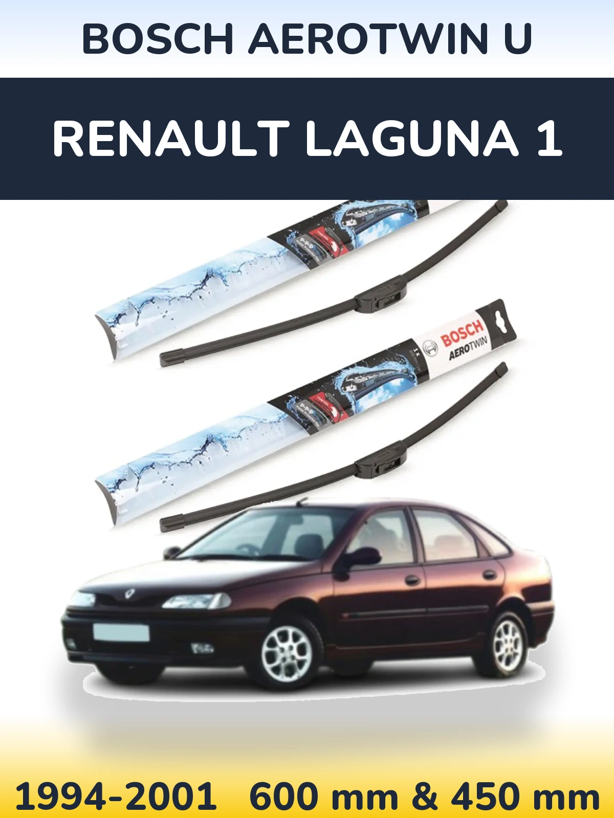 Torkarblad BOSCH AeroTwin U för Renault Laguna 1