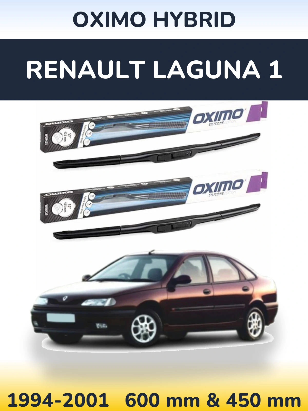 Torkarblad Oximo Hybrid för Renault Laguna 1