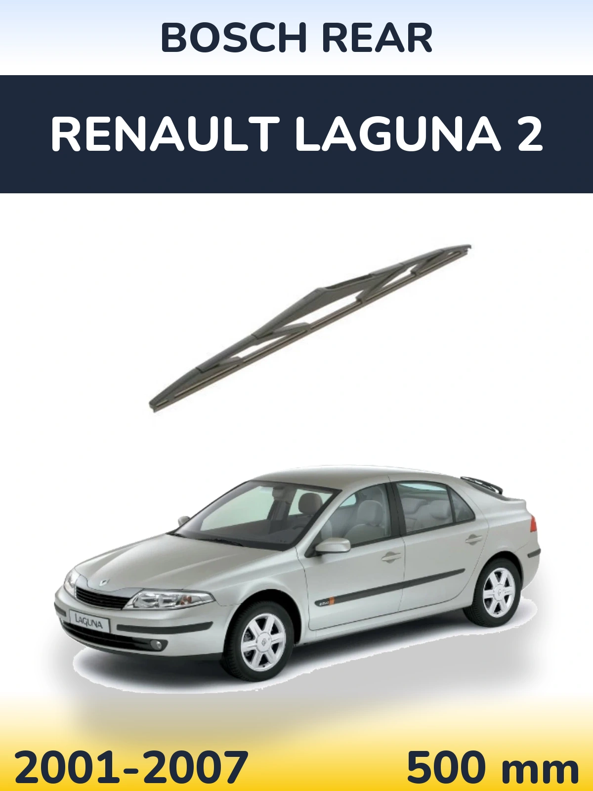 Torkarblad BOSCH Rear för Renault Laguna 2