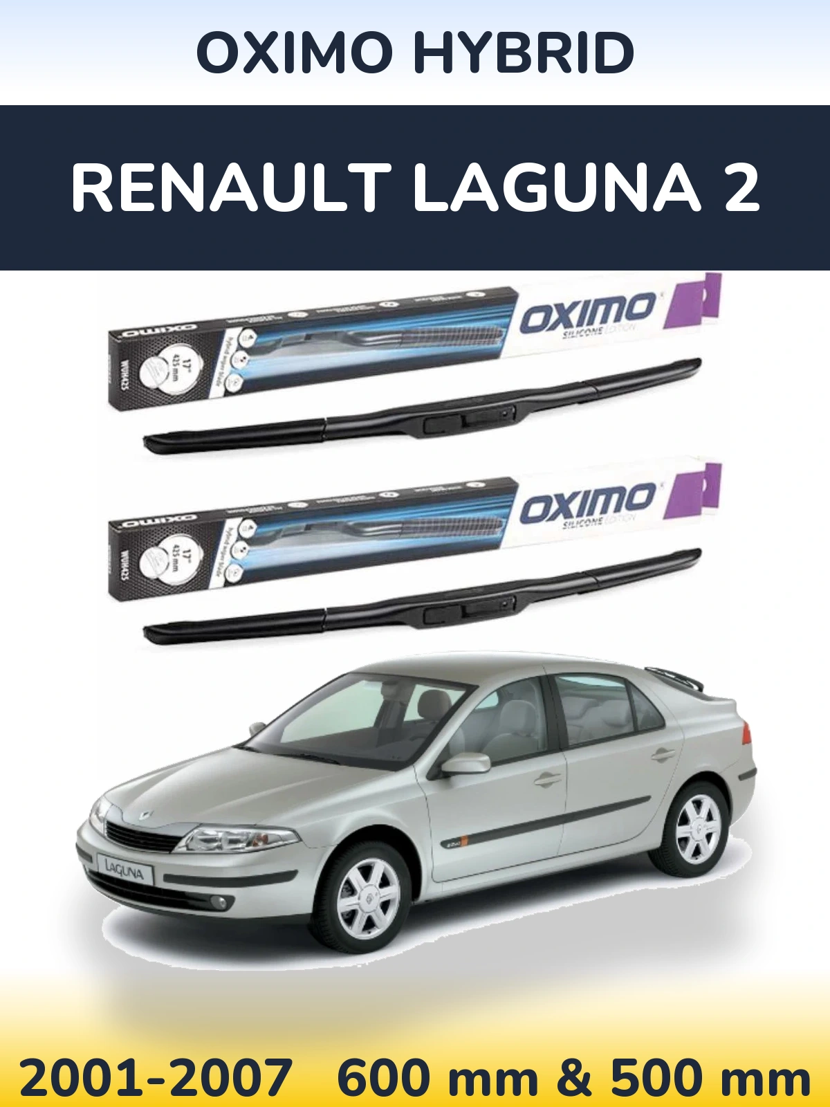 Torkarblad Oximo Hybrid för Renault Laguna 2