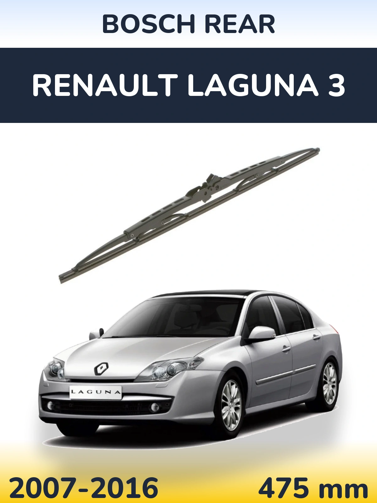 Torkarblad BOSCH Rear för Renault Laguna 3