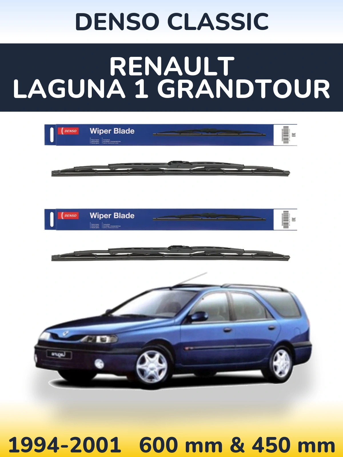 Torkarblad Denso Classic för Renault Laguna 1 Grandtour