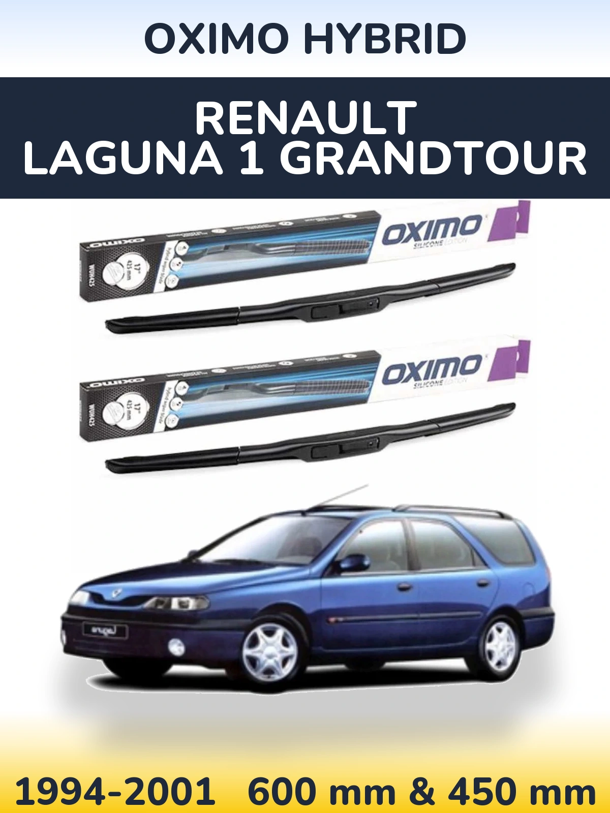 Torkarblad Oximo Hybrid för Renault Laguna 1 Grandtour
