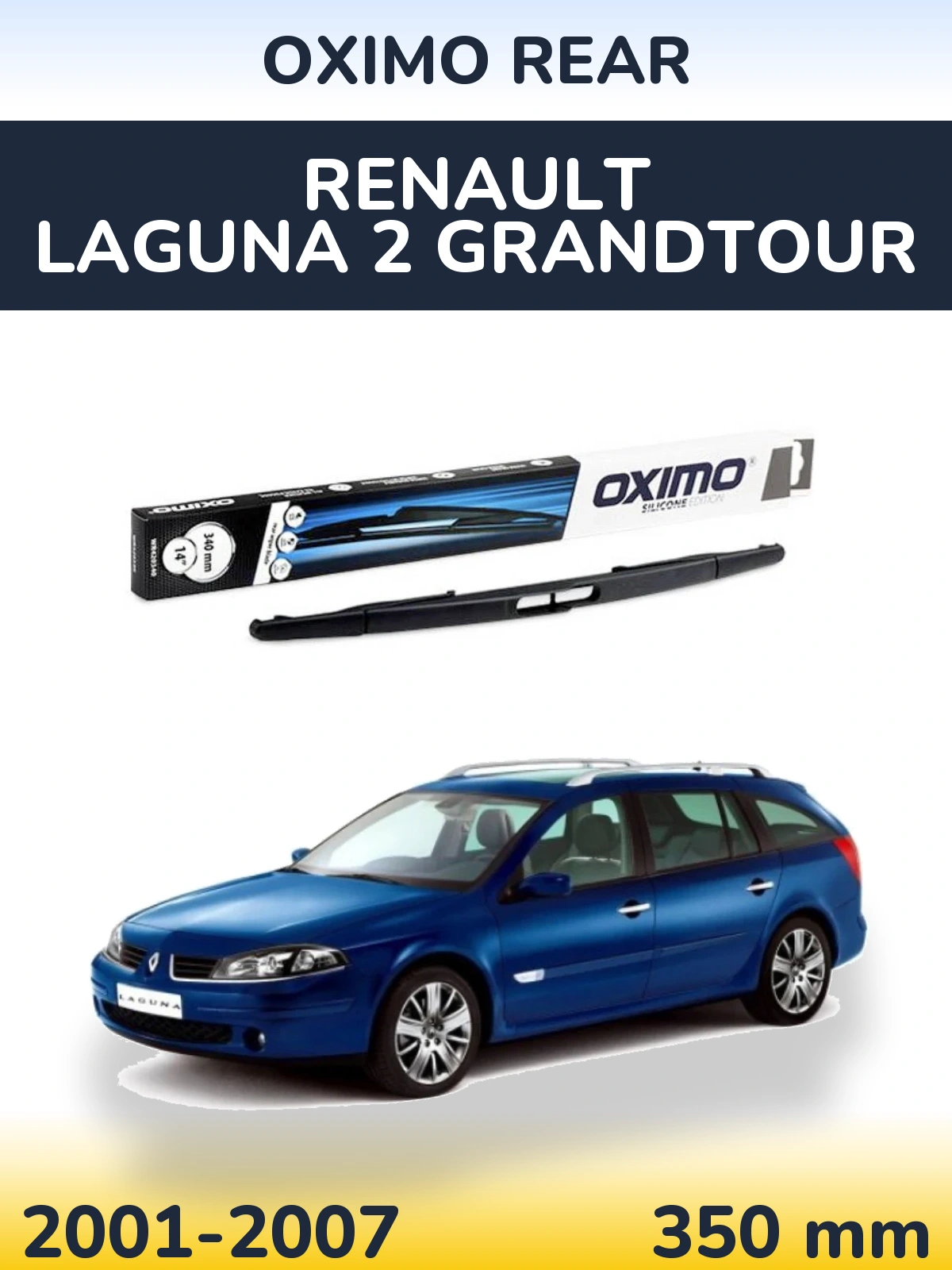 Torkarblad Oximo Rear för Renault Laguna 2 Grandtour