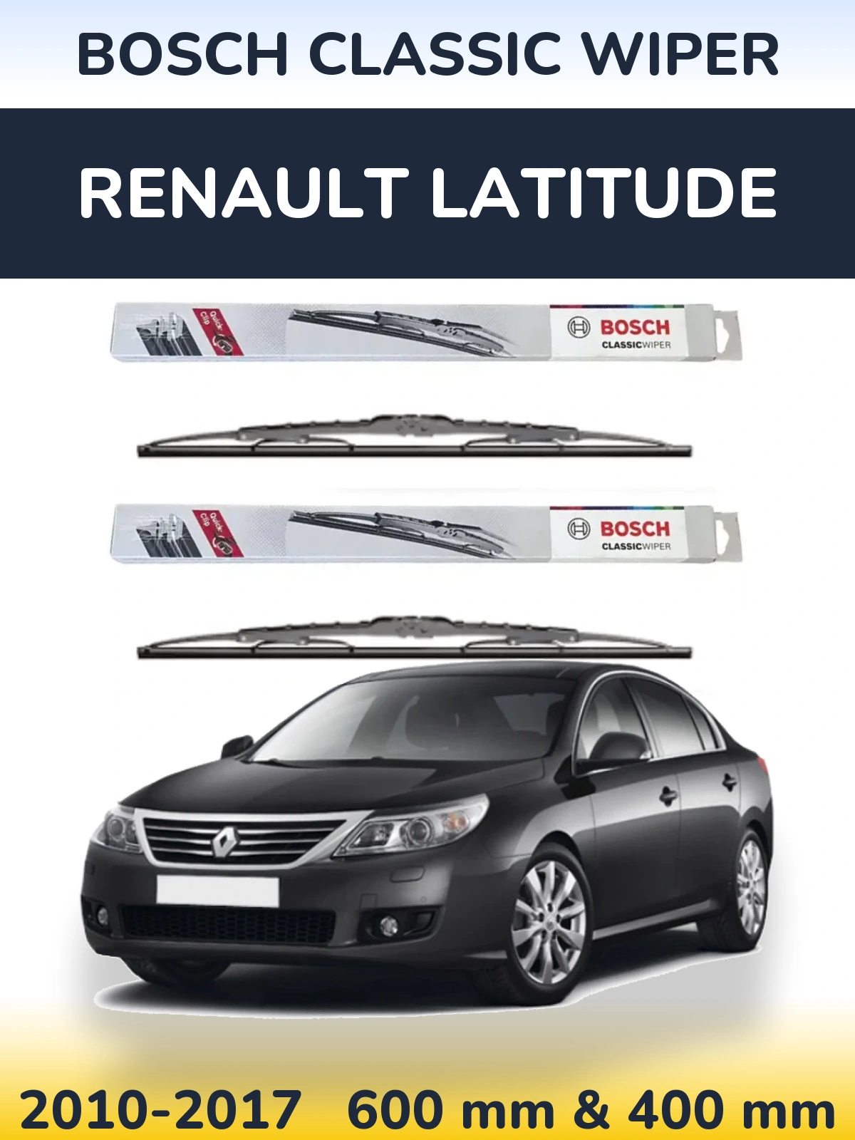 Torkarblad BOSCH Classic Wiper för Renault Latitude