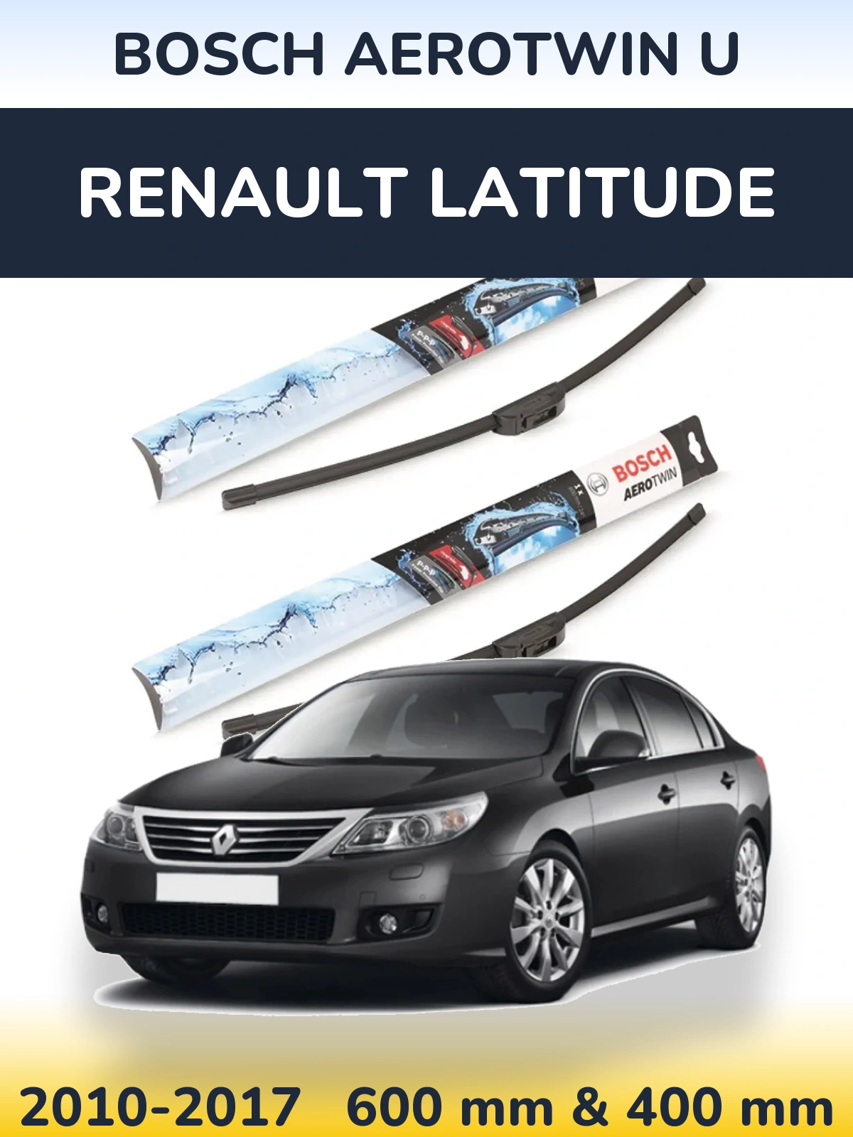 Torkarblad BOSCH AeroTwin U för Renault Latitude