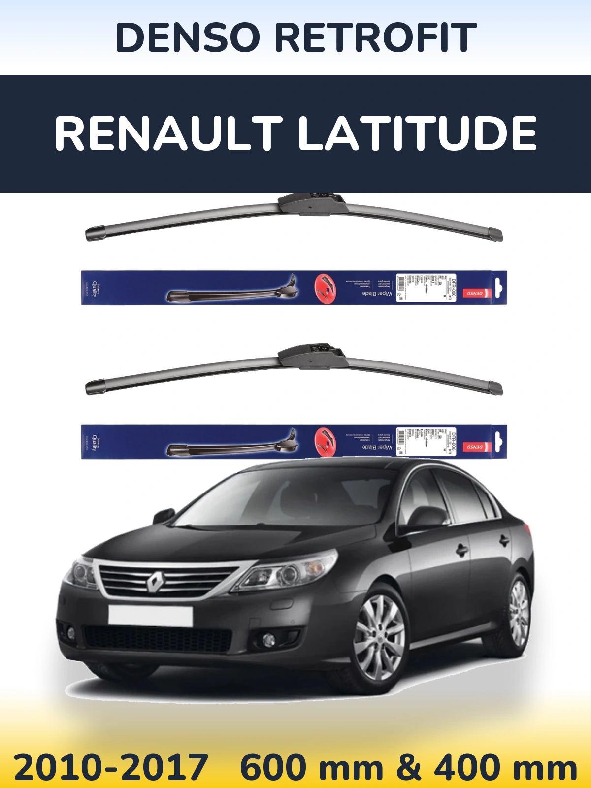 Torkarblad Denso Retrofit för Renault Latitude