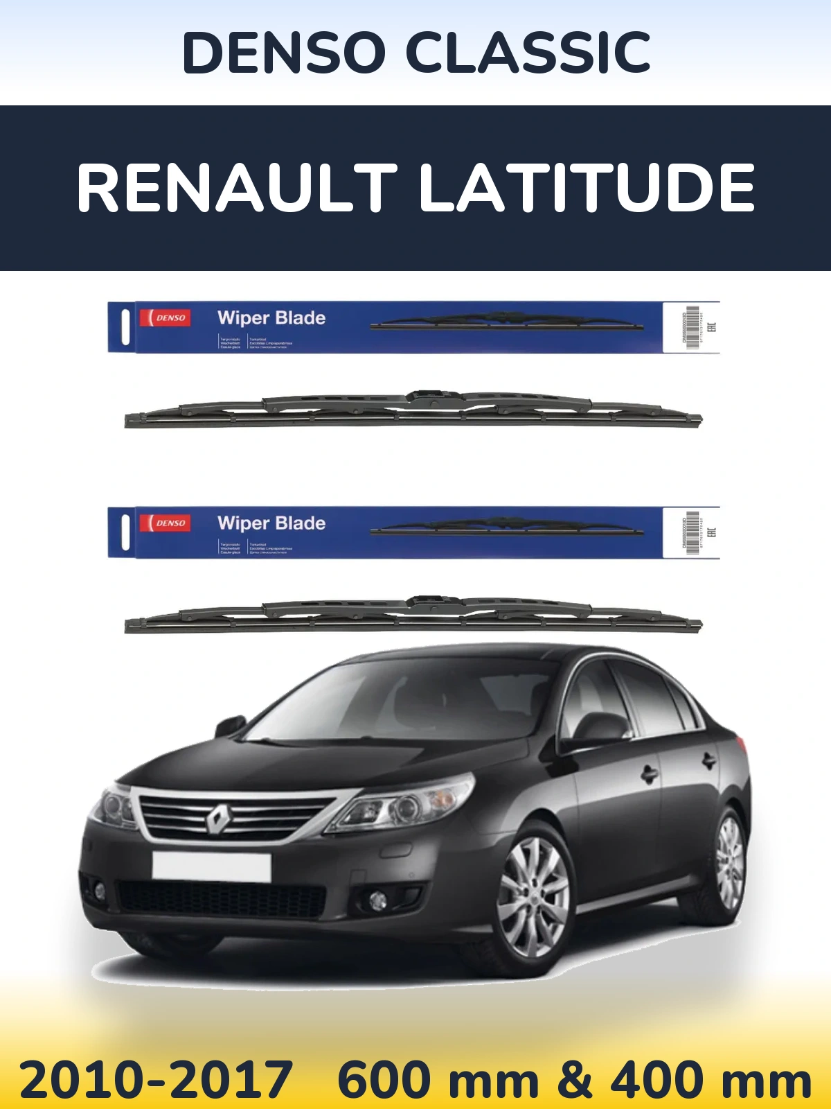 Torkarblad Denso Classic för Renault Latitude