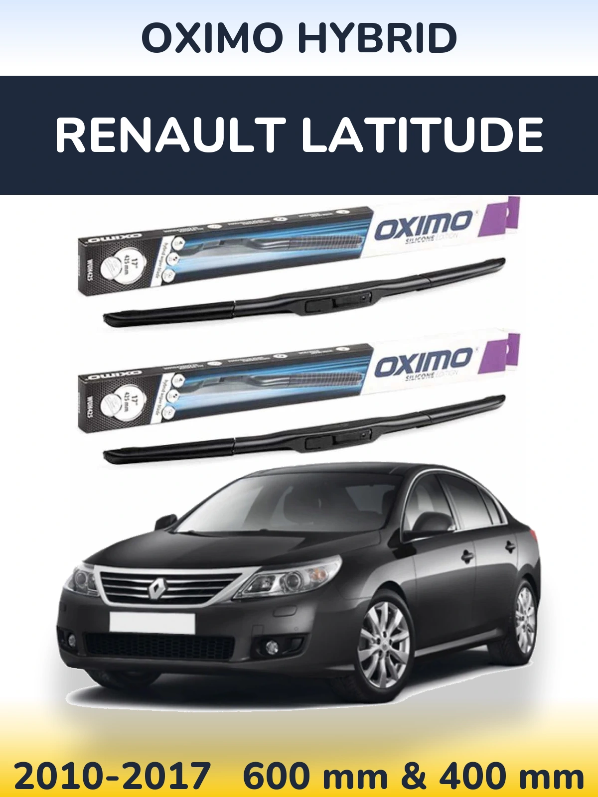 Torkarblad Oximo Hybrid för Renault Latitude