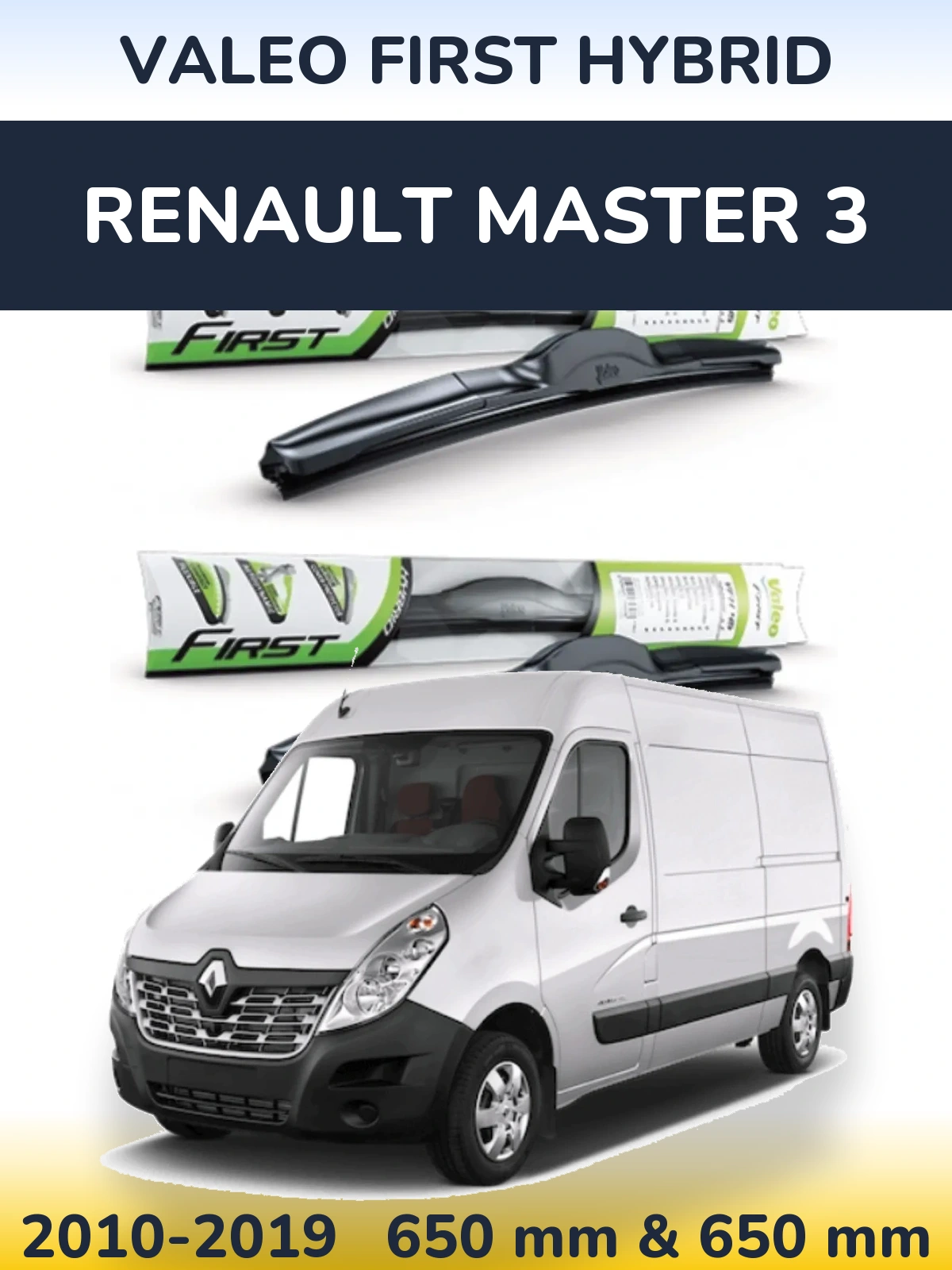 Torkarblad Valeo First Hybrid för Renault Master 3