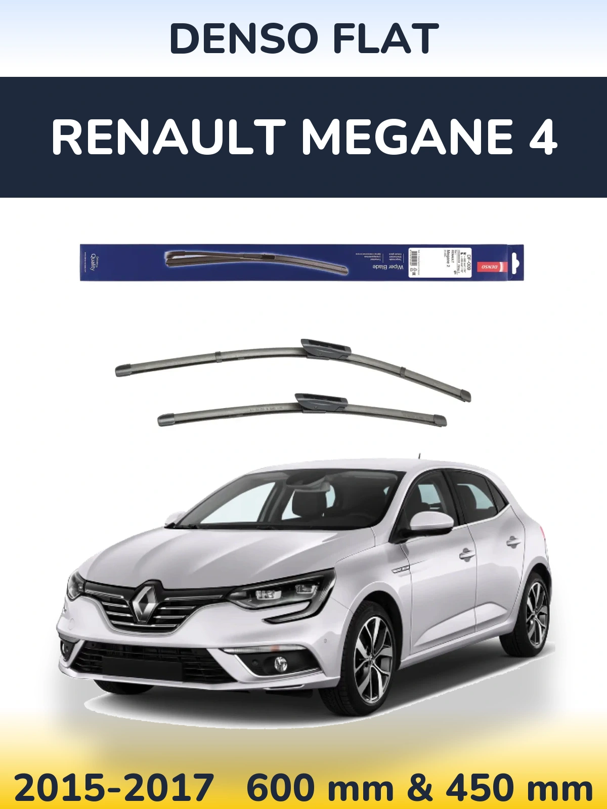 Torkarblad Denso Flat för Renault Megane 4