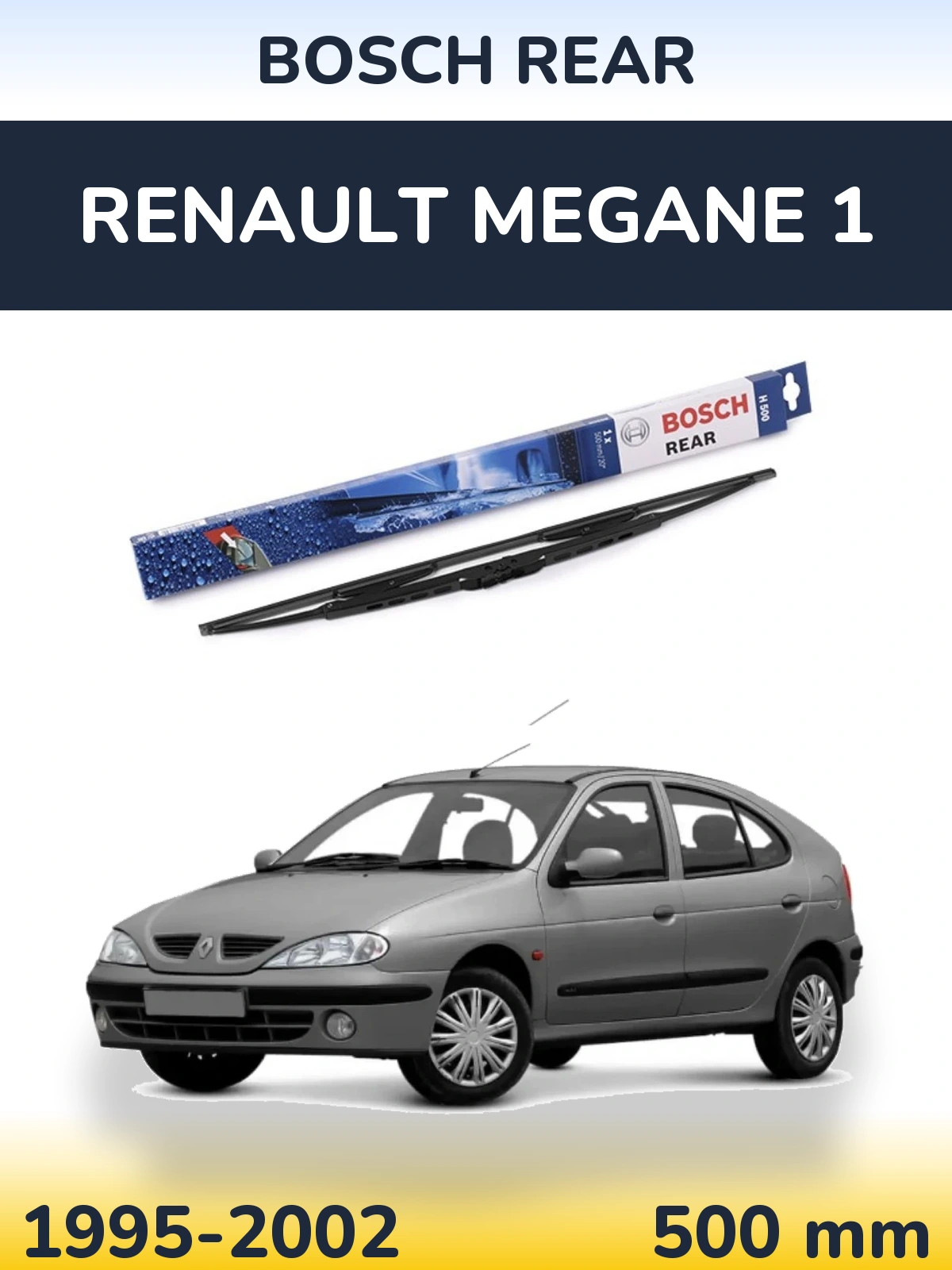 Torkarblad BOSCH Rear för Renault Megane 1