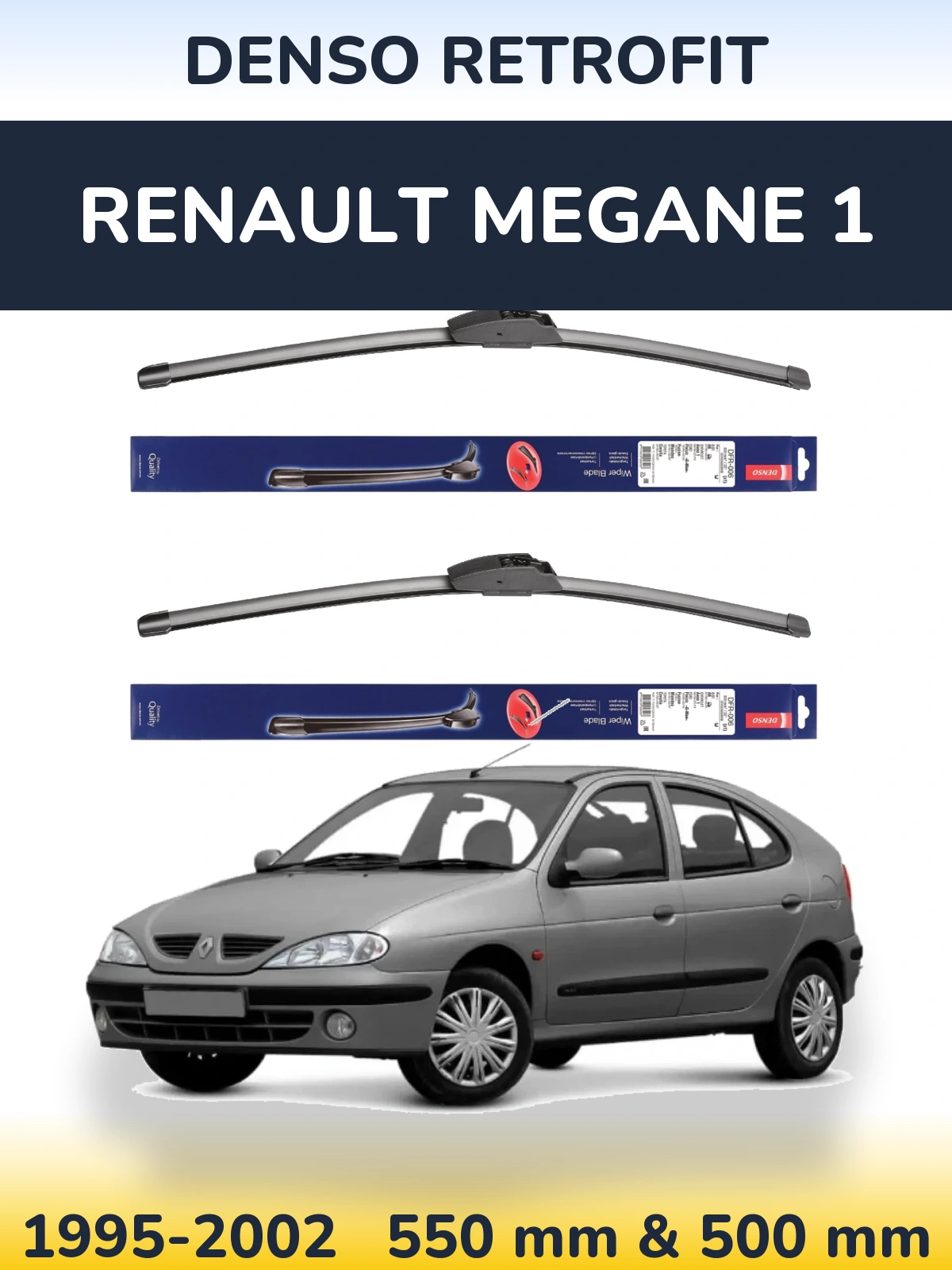 Torkarblad Denso Retrofit för Renault Megane 1