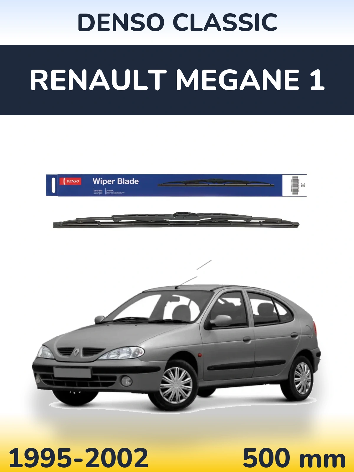 Torkarblad Denso Classic för Renault Megane 1