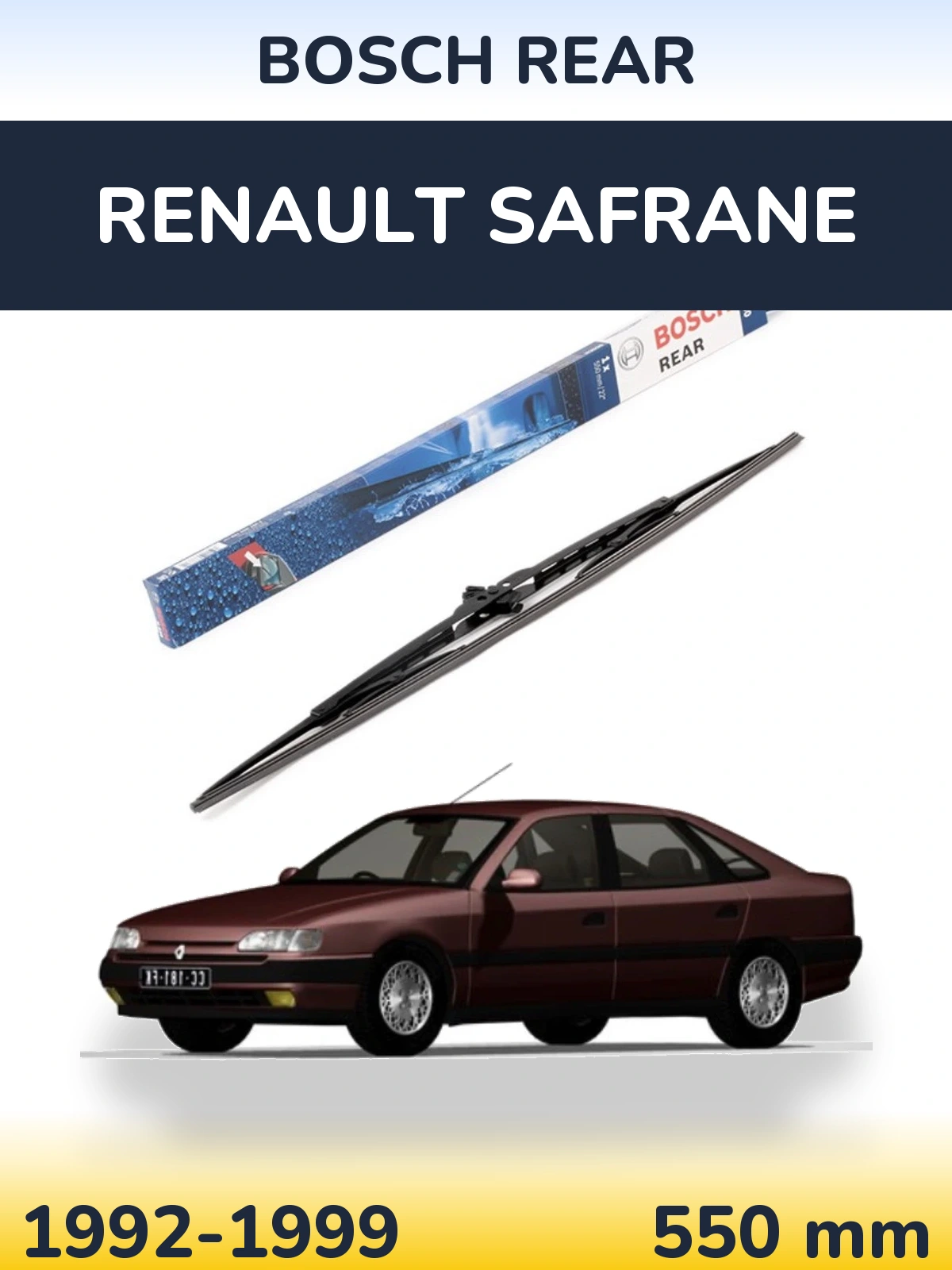 Torkarblad BOSCH Rear för Renault Safrane