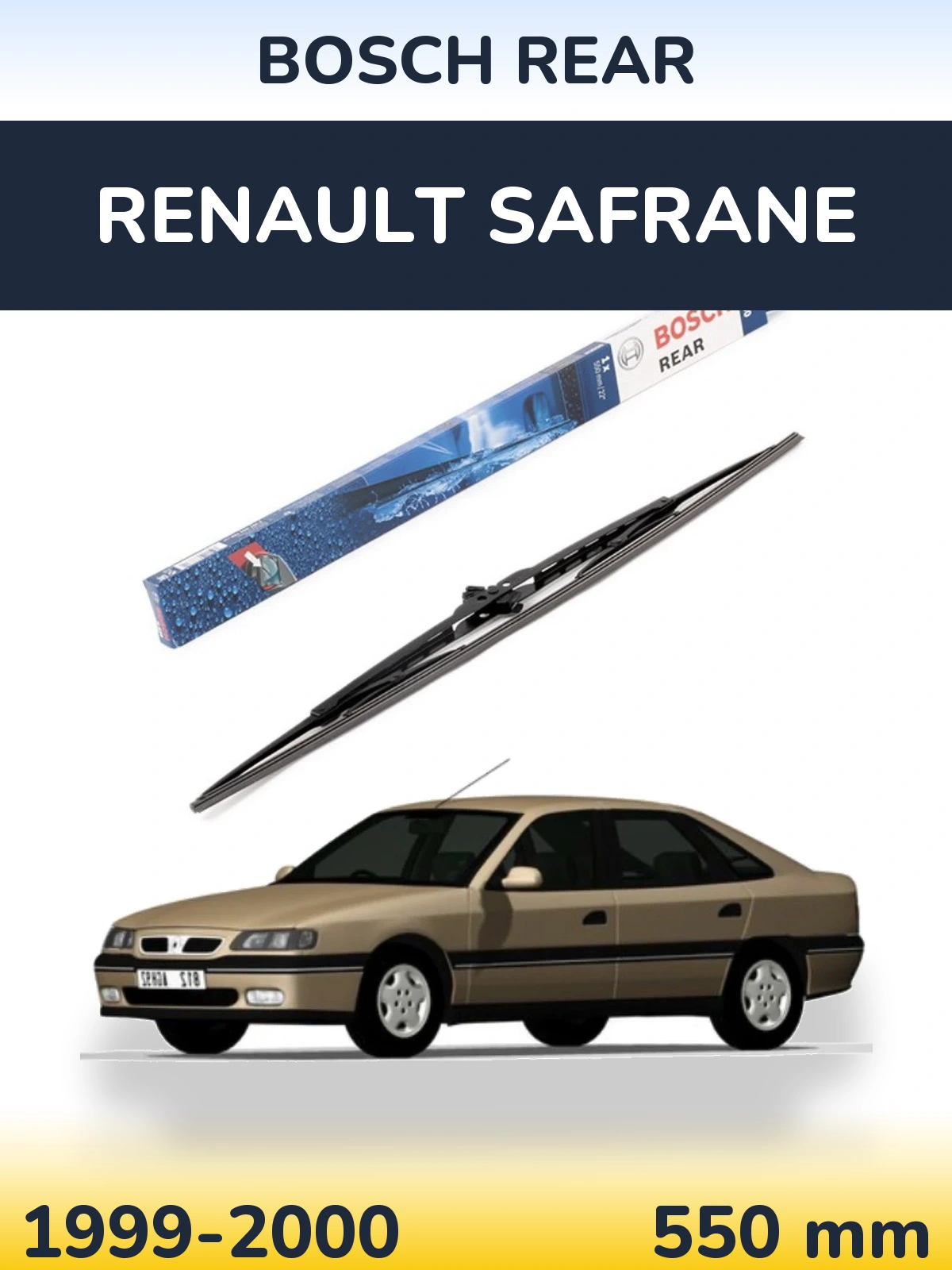 Torkarblad BOSCH Rear för Renault Safrane