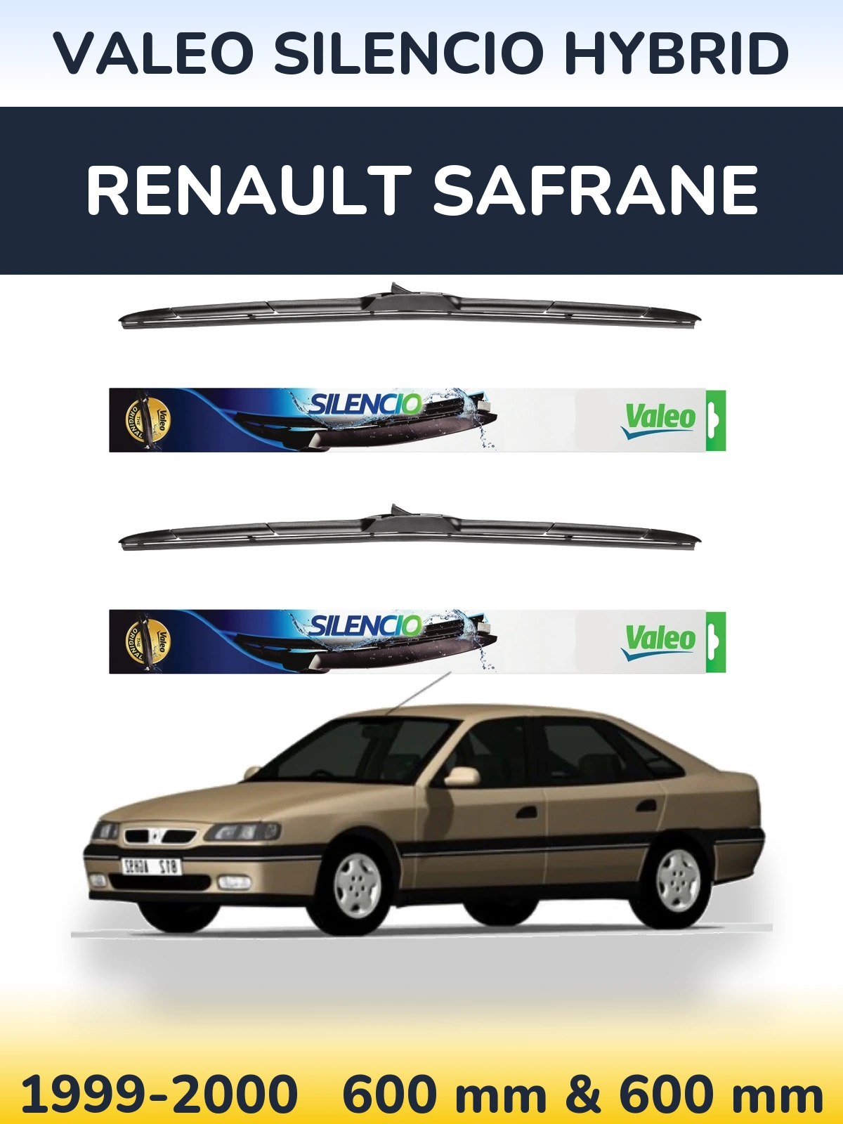 Torkarblad Valeo Silencio Hybrid för Renault Safrane