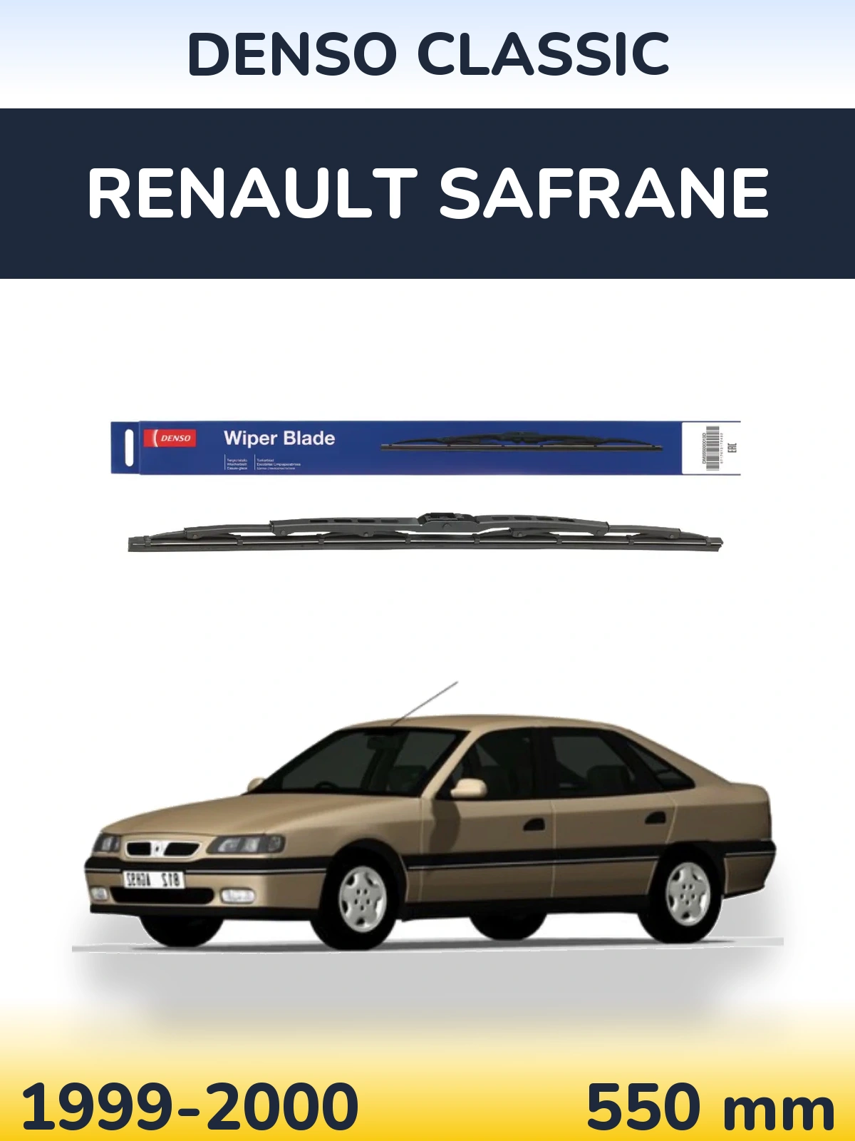 Torkarblad Denso Classic för Renault Safrane