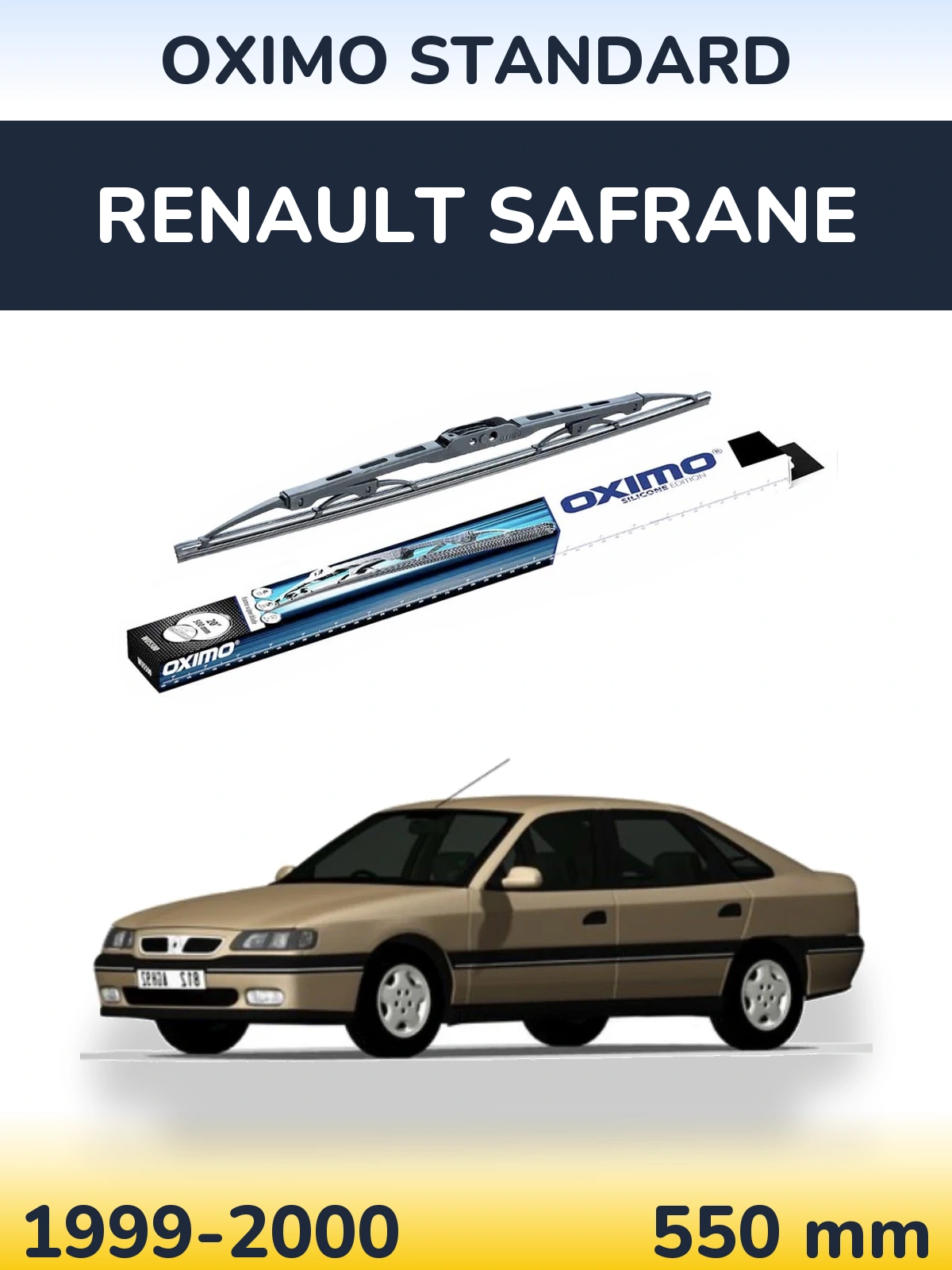 Torkarblad Oximo Standard för Renault Safrane