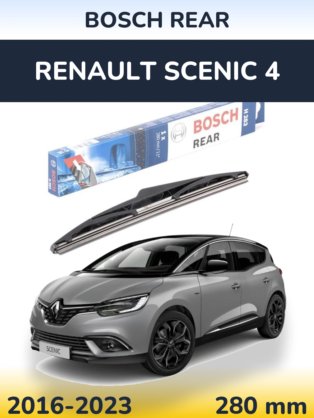 Torkarblad BOSCH Rear för Renault Scenic 4