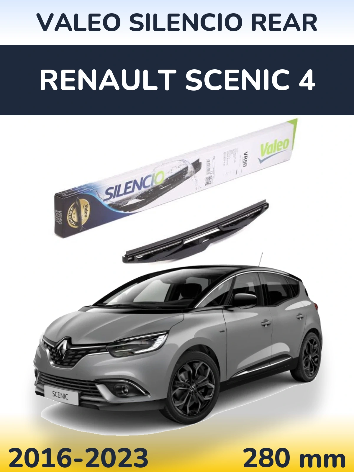 Torkarblad Valeo Silencio Rear för Renault Scenic 4