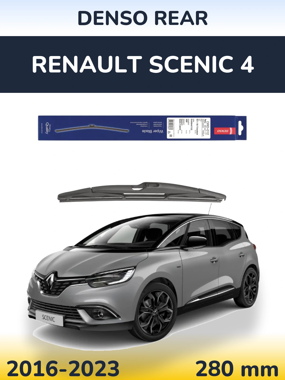 Torkarblad Denso Rear för Renault Scenic 4