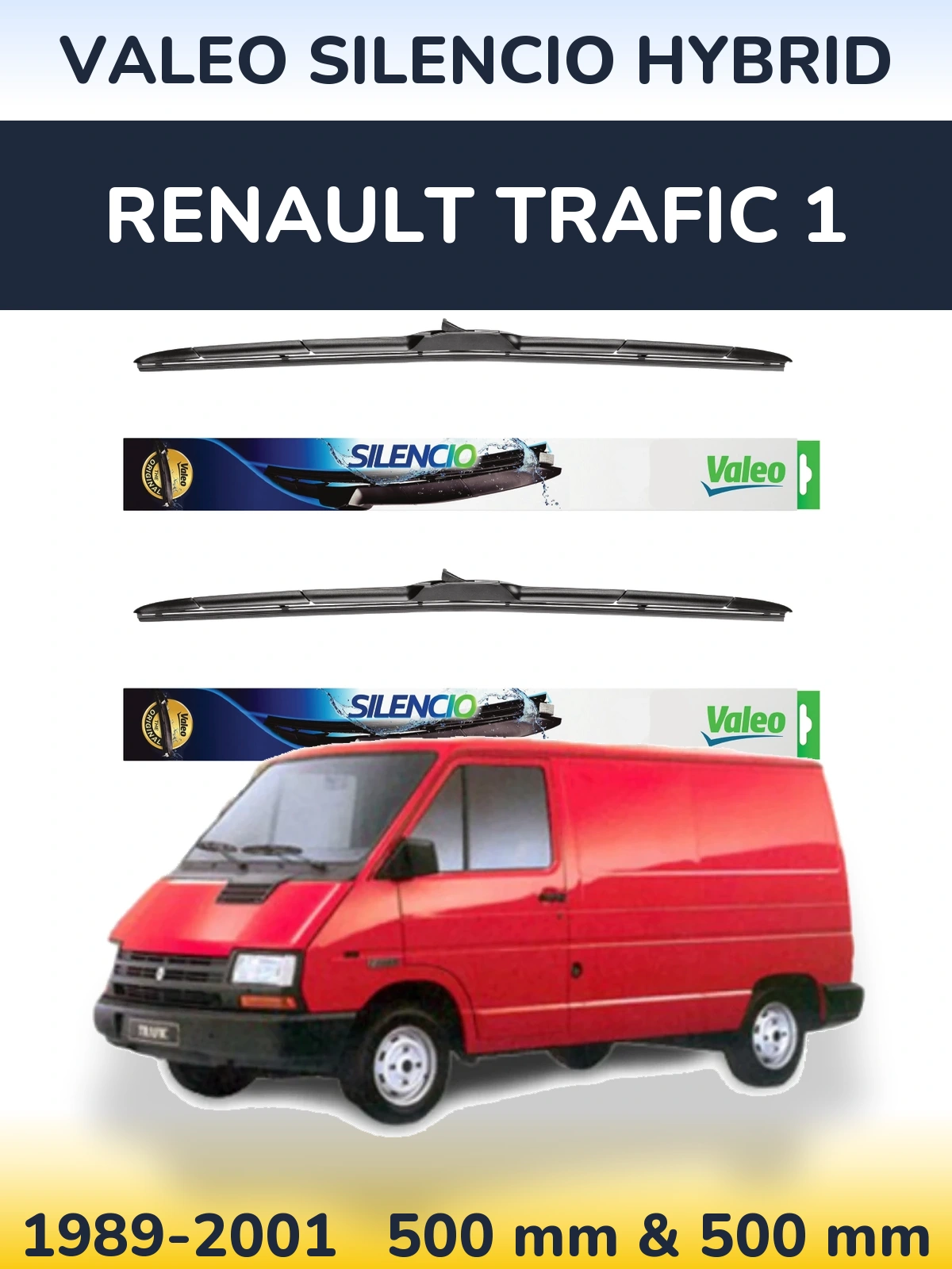 Torkarblad Valeo Silencio Hybrid för Renault Trafic 1
