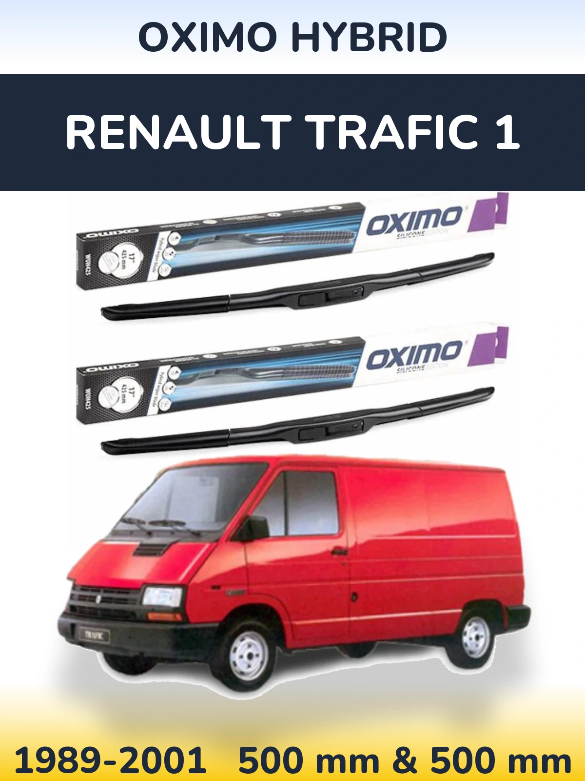 Torkarblad Oximo Hybrid för Renault Trafic 1