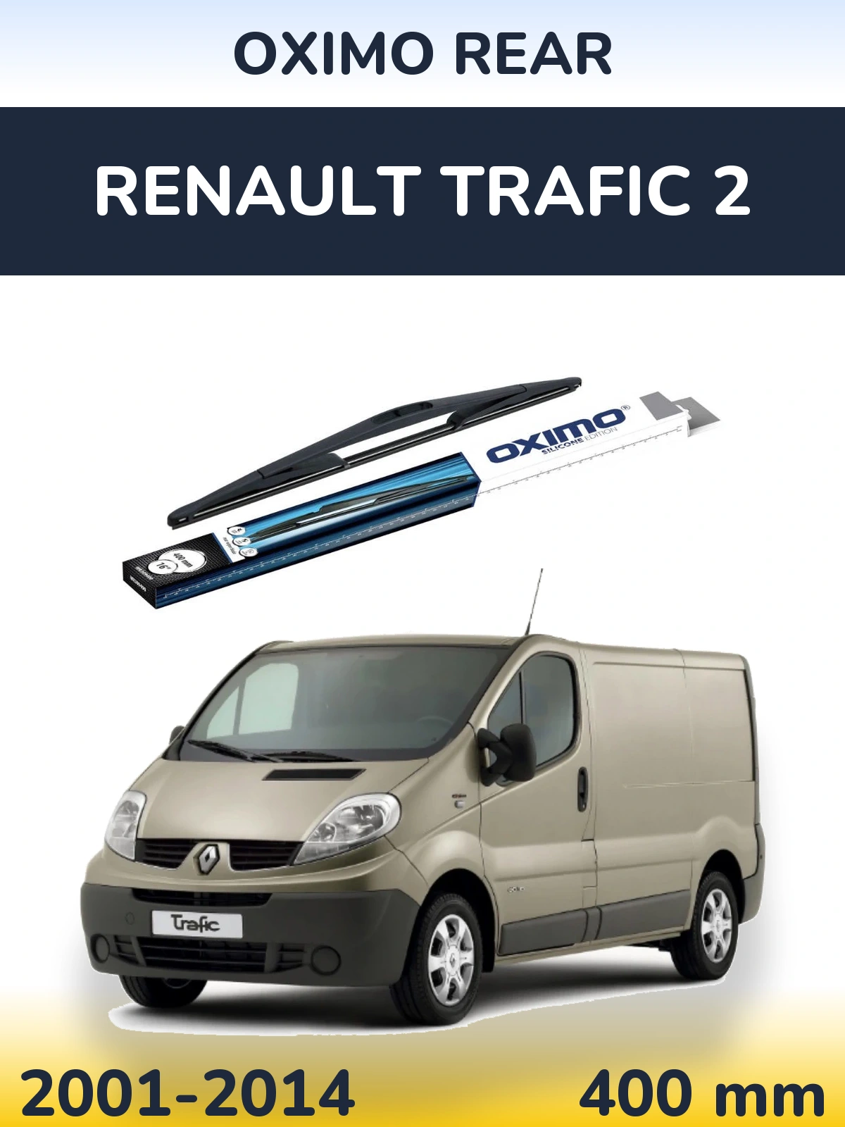 Torkarblad Oximo Rear för Renault Trafic 2