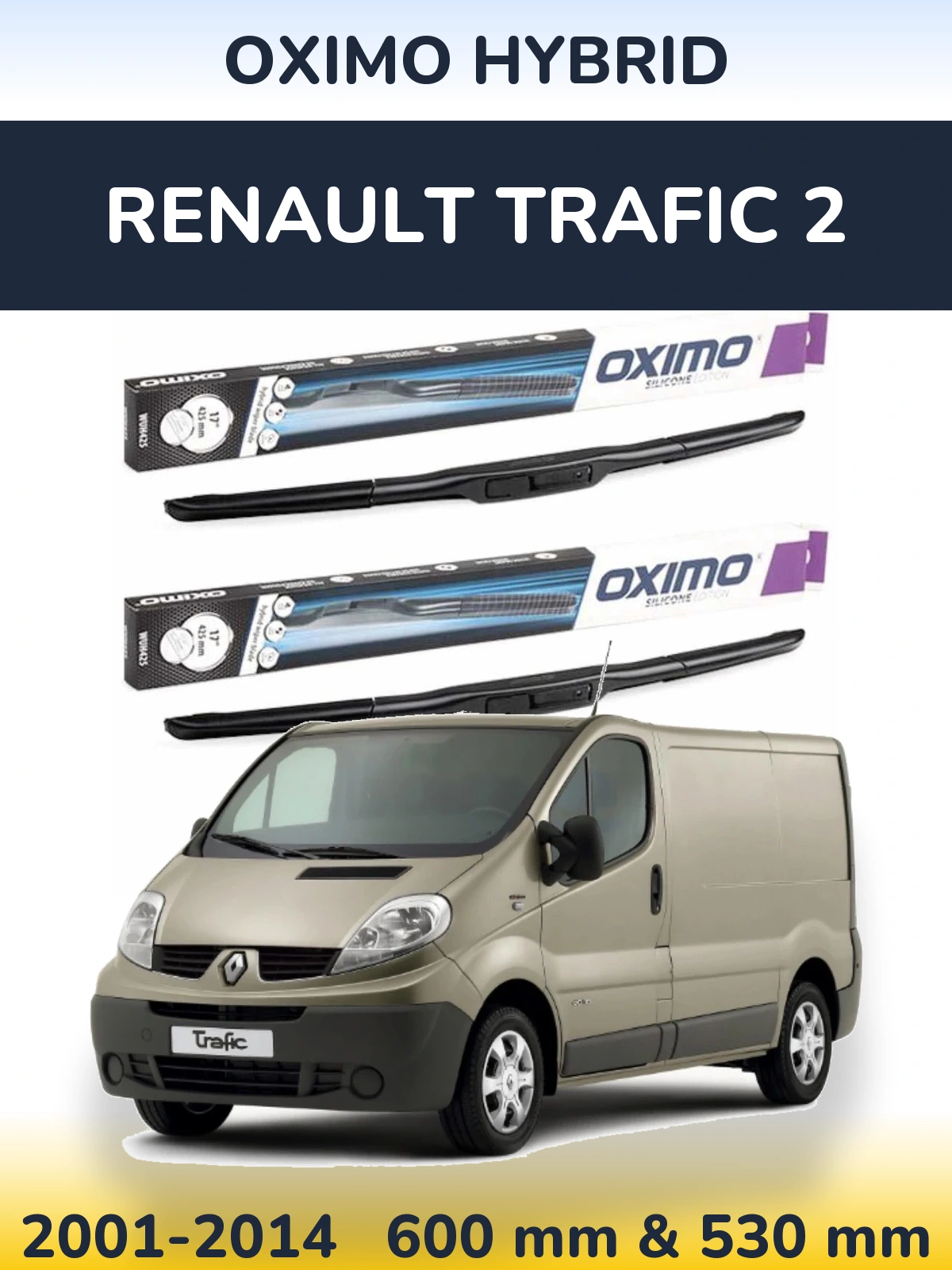 Torkarblad Oximo Hybrid för Renault Trafic 2