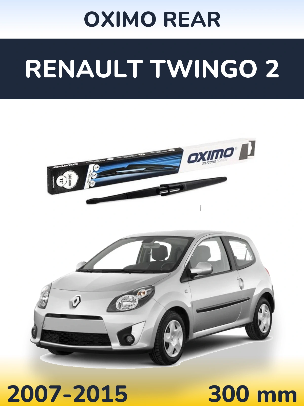 Torkarblad Oximo Rear för Renault Twingo 2