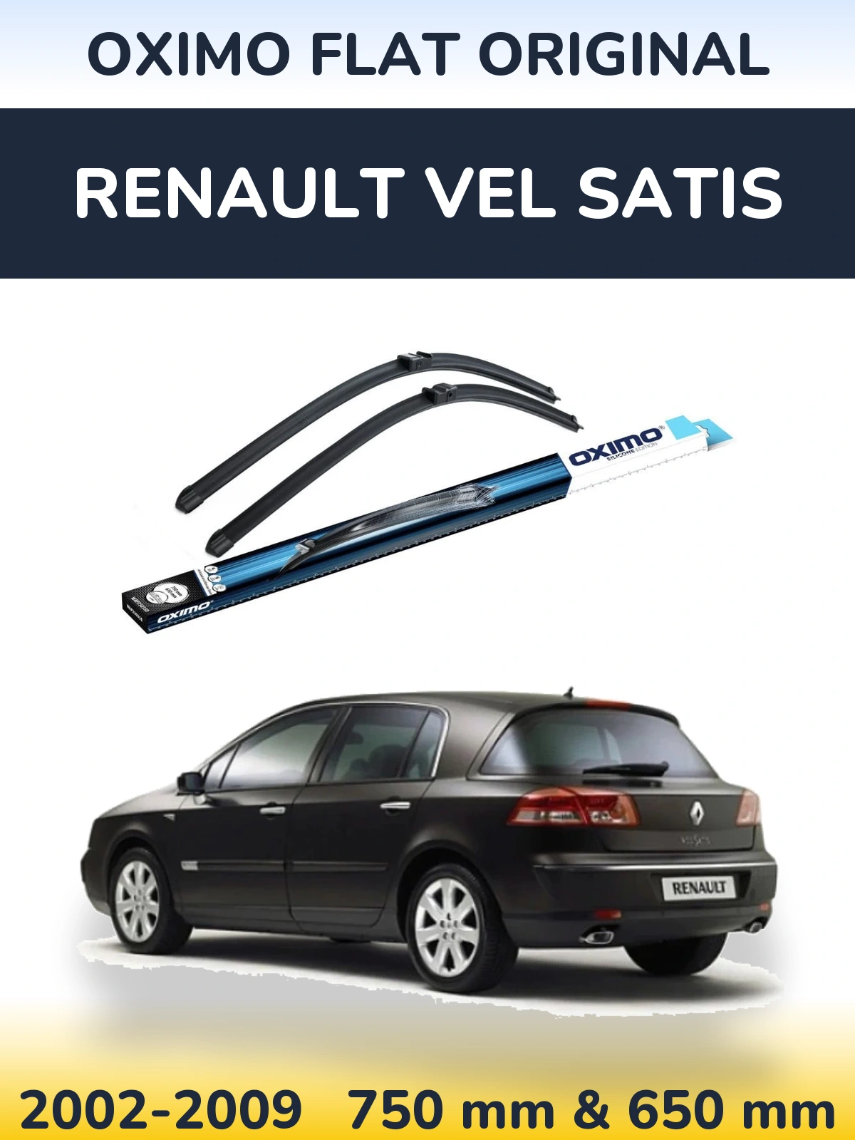 Torkarblad Oximo Flat Original för Renault Vel Satis
