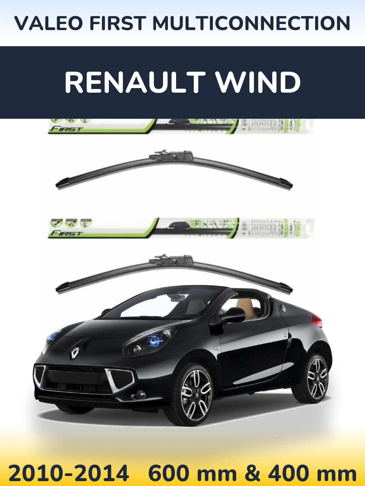 Torkarblad Valeo First MultiConnection för Renault Wind