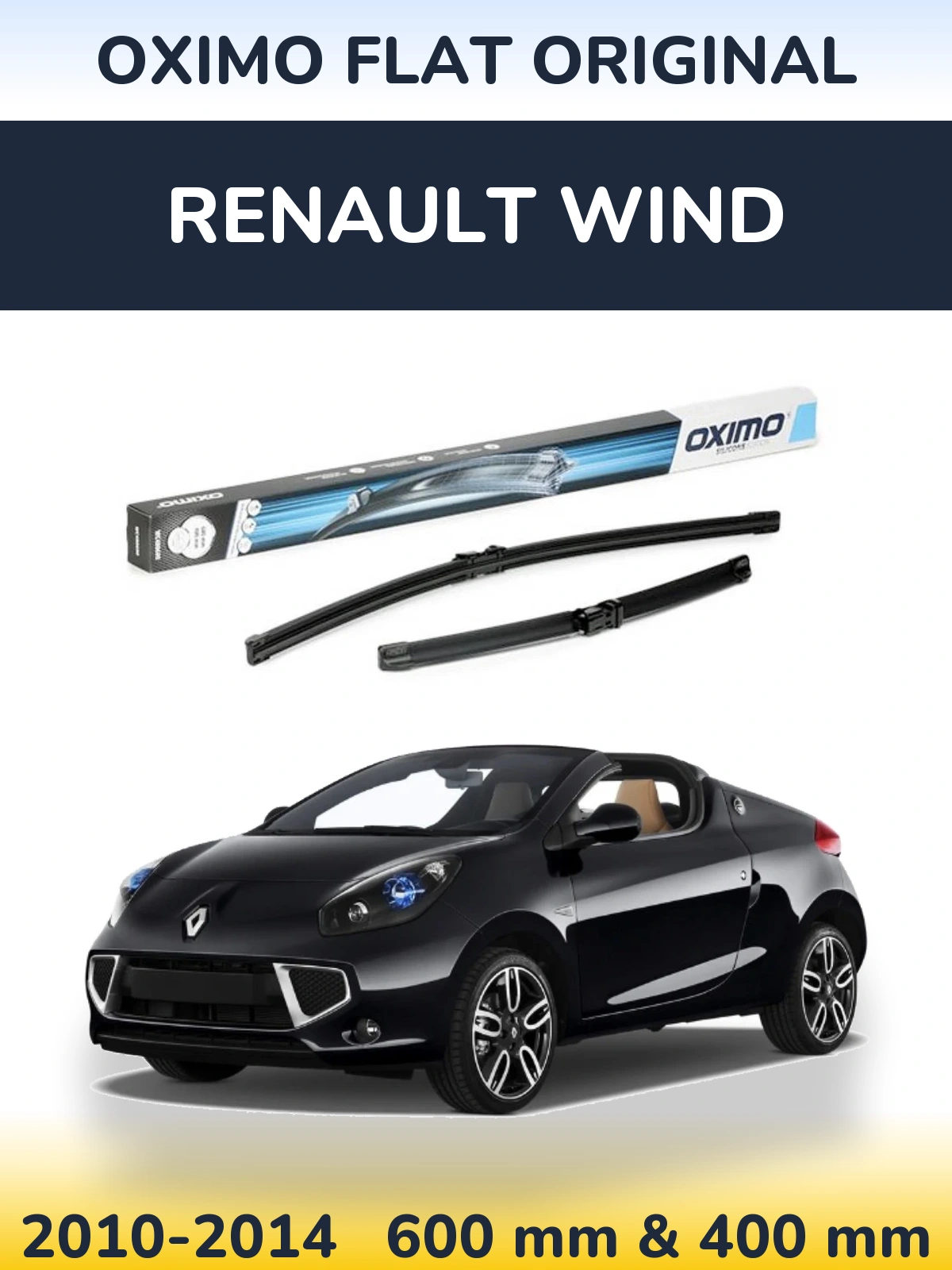 Torkarblad Oximo Flat Original för Renault Wind