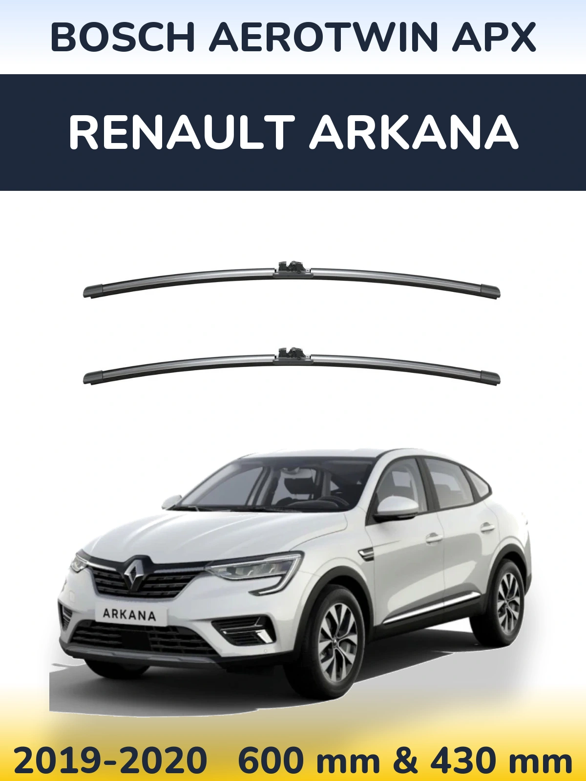 Torkarblad BOSCH AeroTwin APX för Renault Arkana