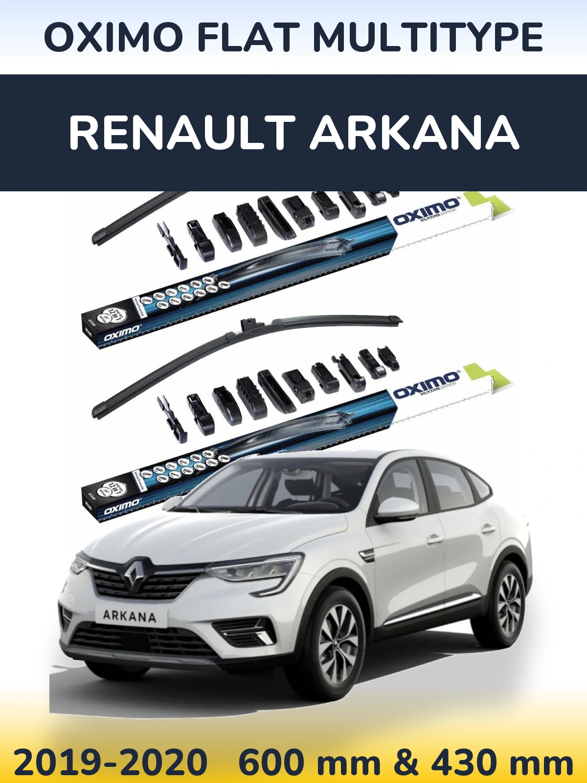 Torkarblad Oximo Flat MultiType för Renault Arkana