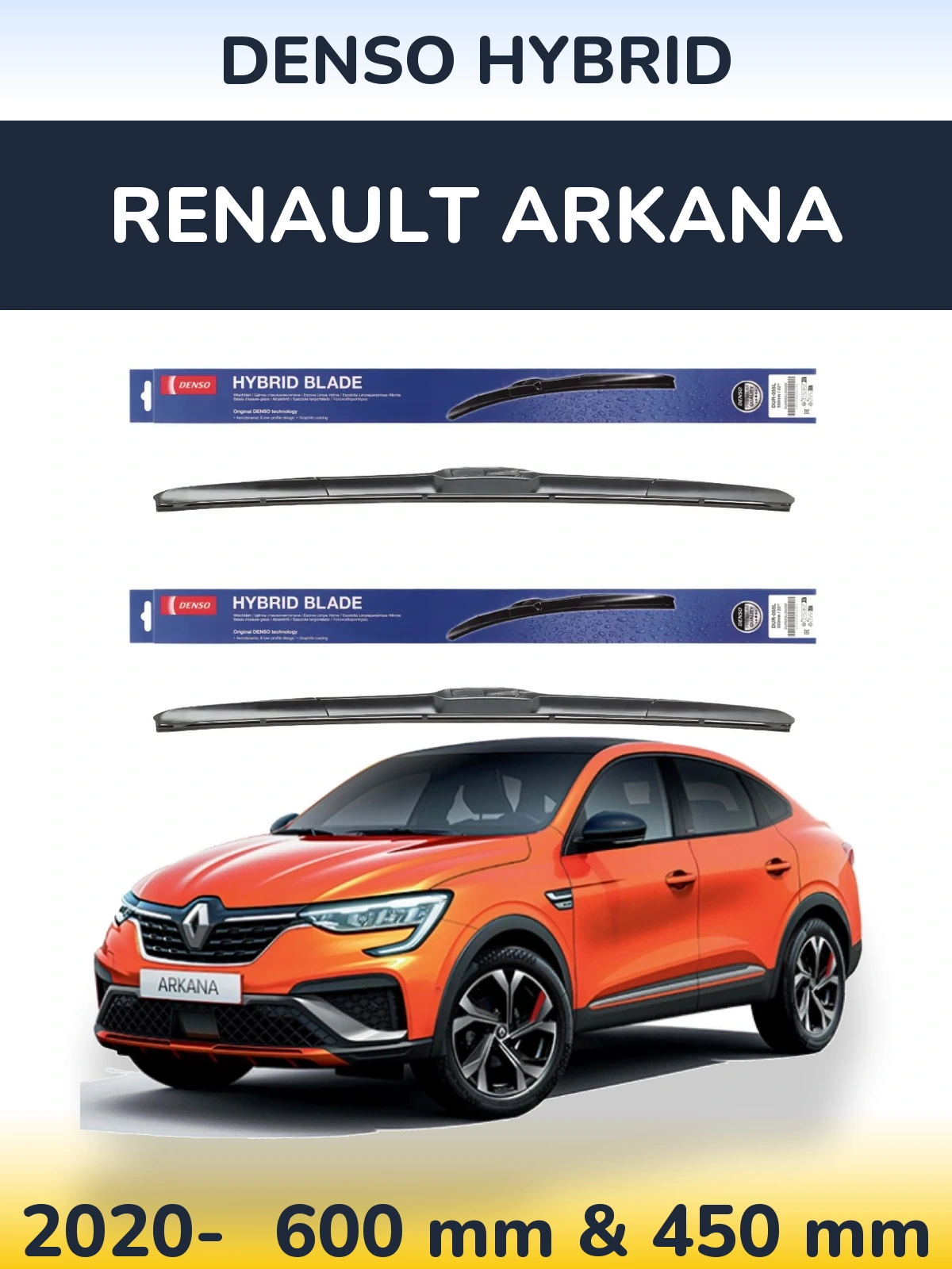 Torkarblad Denso Hybrid för Renault Arkana