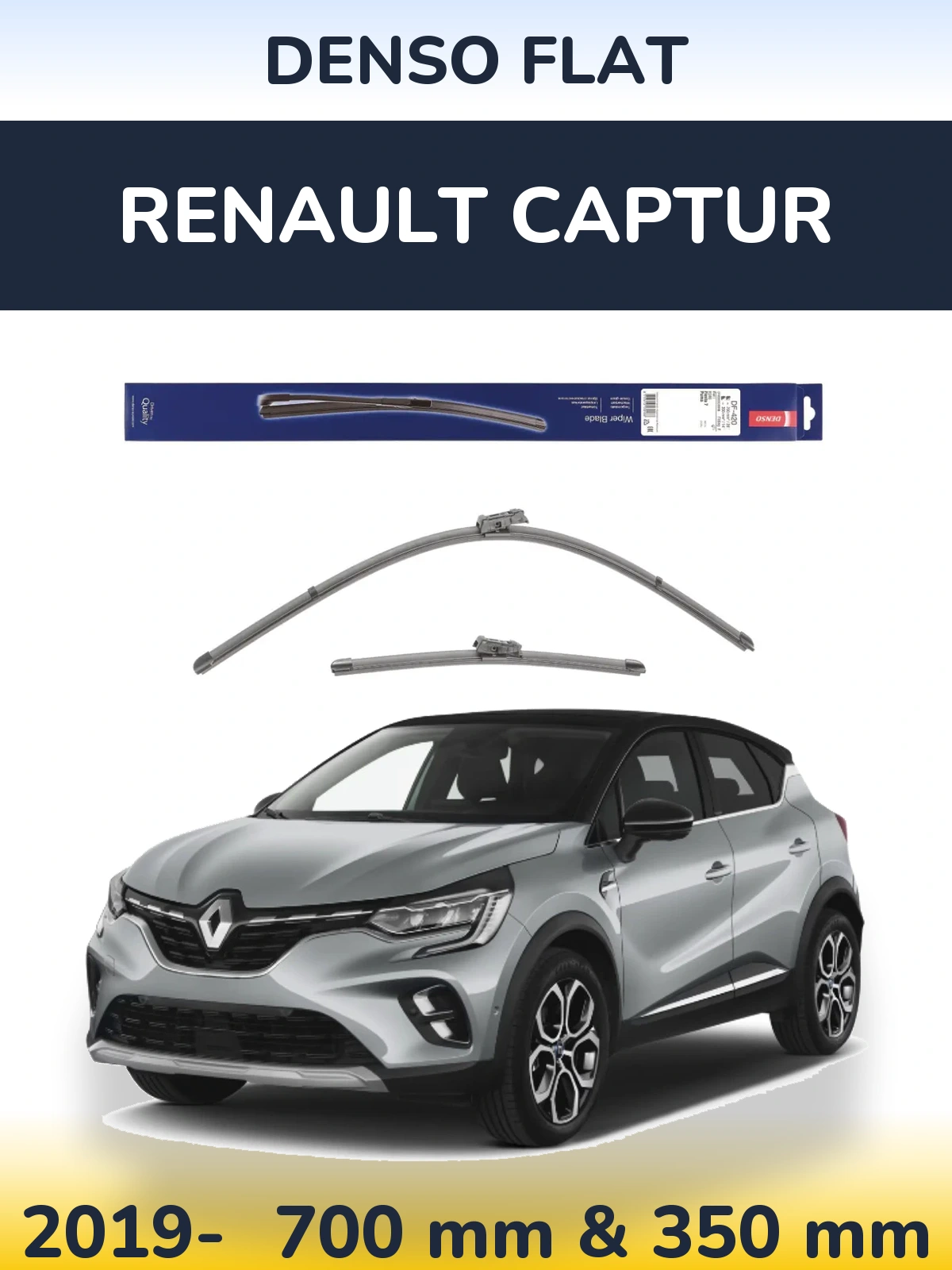 Torkarblad Denso Flat för Renault Captur