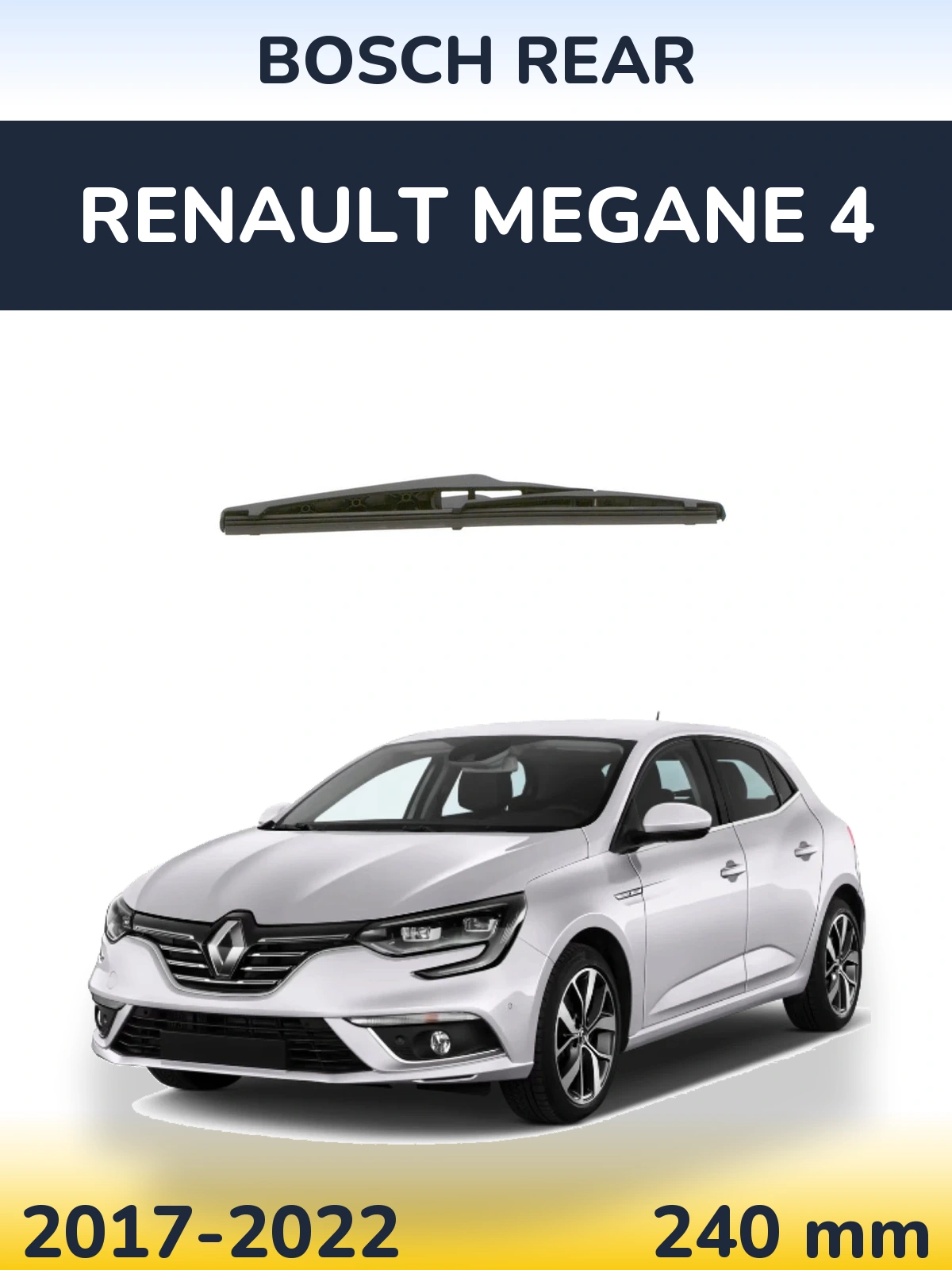 Torkarblad BOSCH Rear för Renault Megane 4