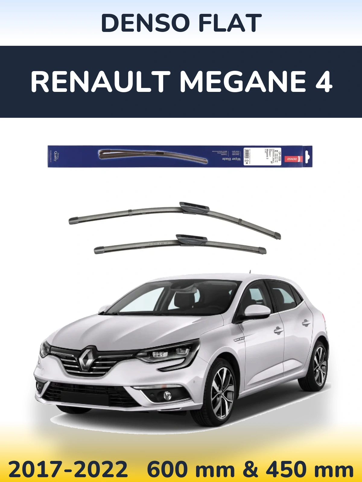 Torkarblad Denso Flat för Renault Megane 4