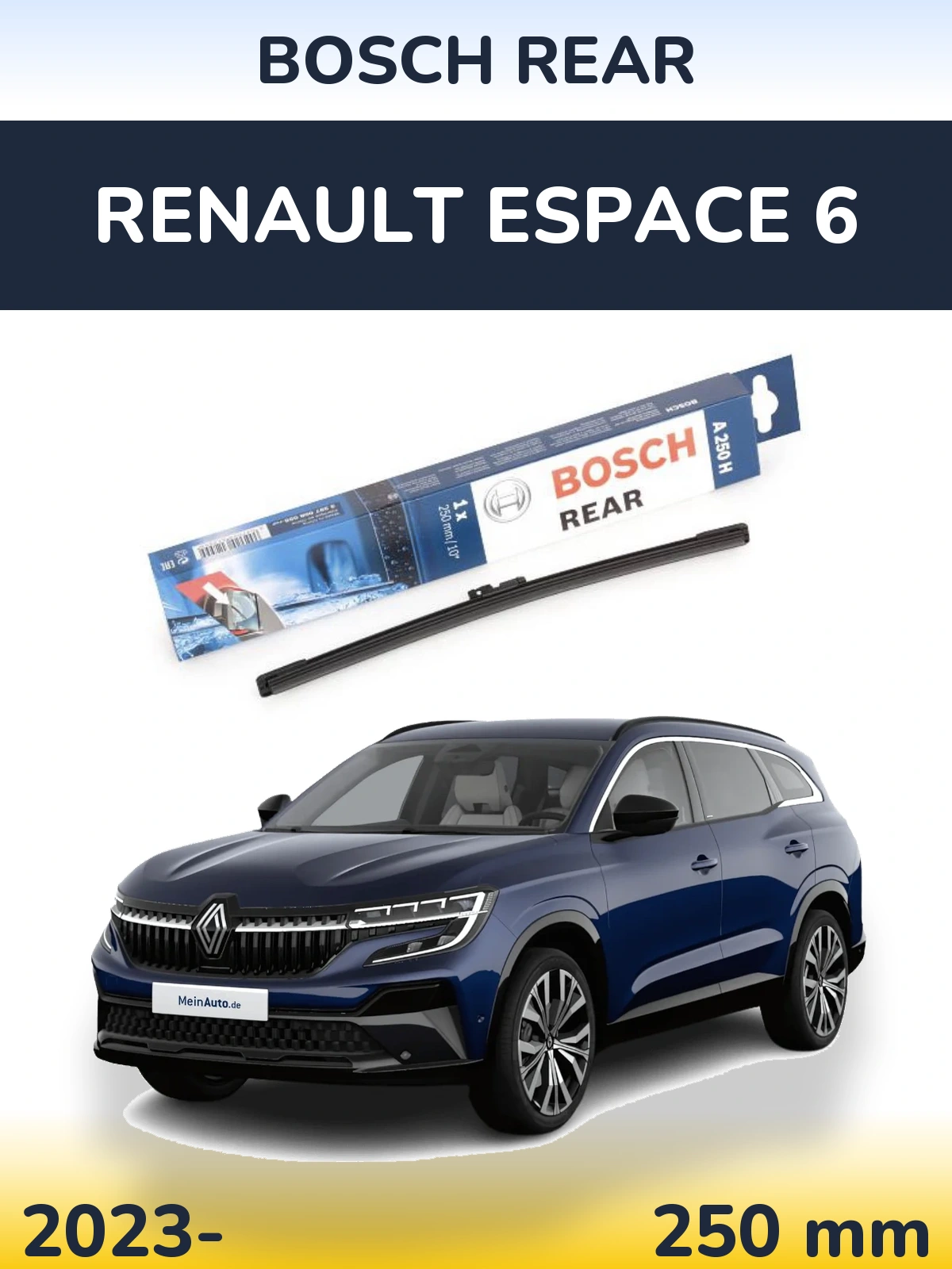 Torkarblad BOSCH Rear för Renault Espace 6