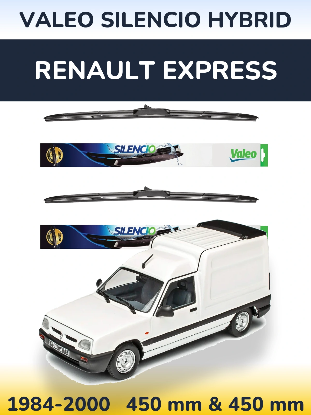 Torkarblad Valeo Silencio Hybrid för Renault Express