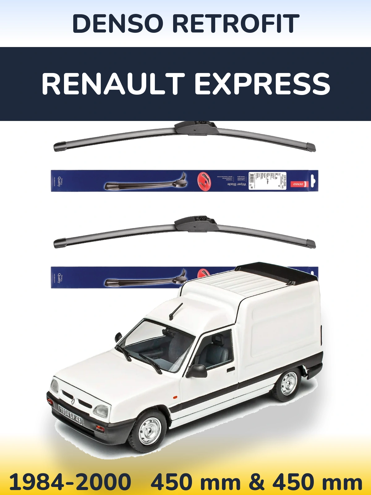 Torkarblad Denso Retrofit för Renault Express